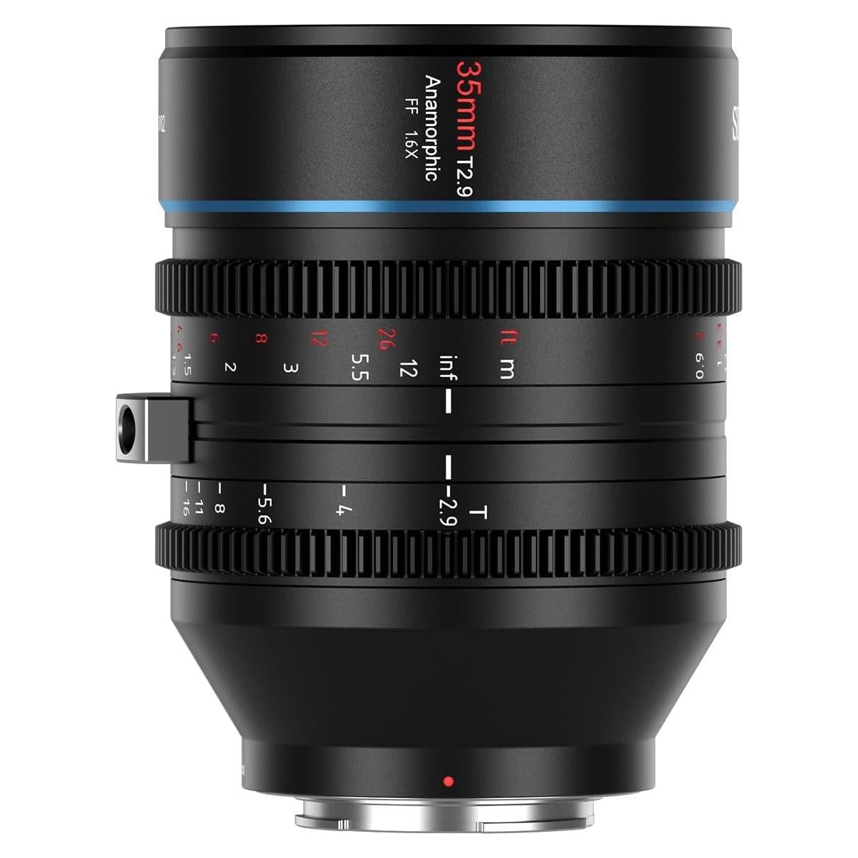 Lente Anamórfico SIRUI 35mm T2.9 Montura E para Cine