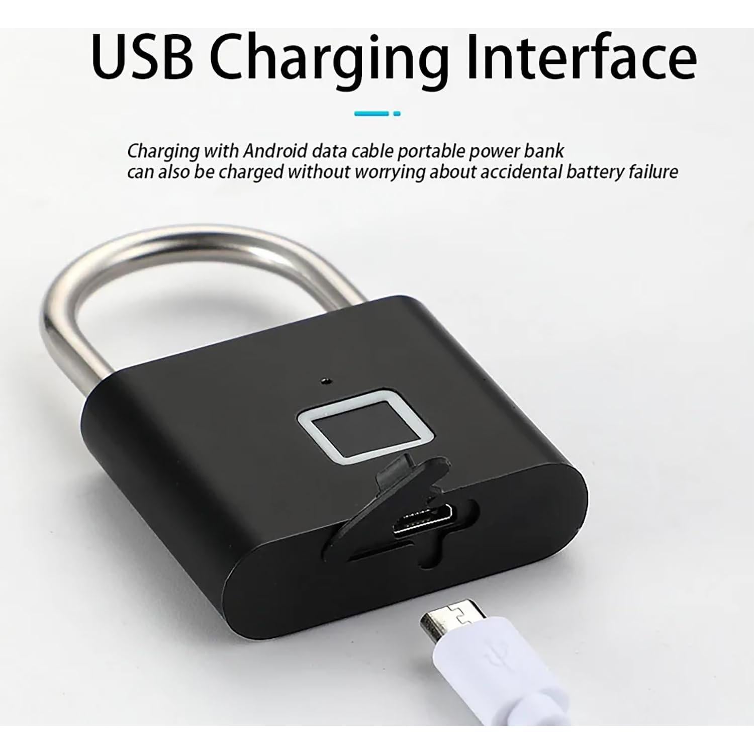 Candado Biométrico Genérico de Huella Dactilar Sin Llave