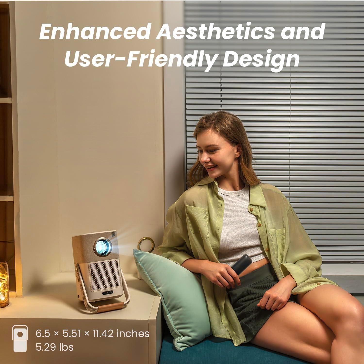 Proyector Yaber T2 Nativo 1080P con Batería y WiFi 6