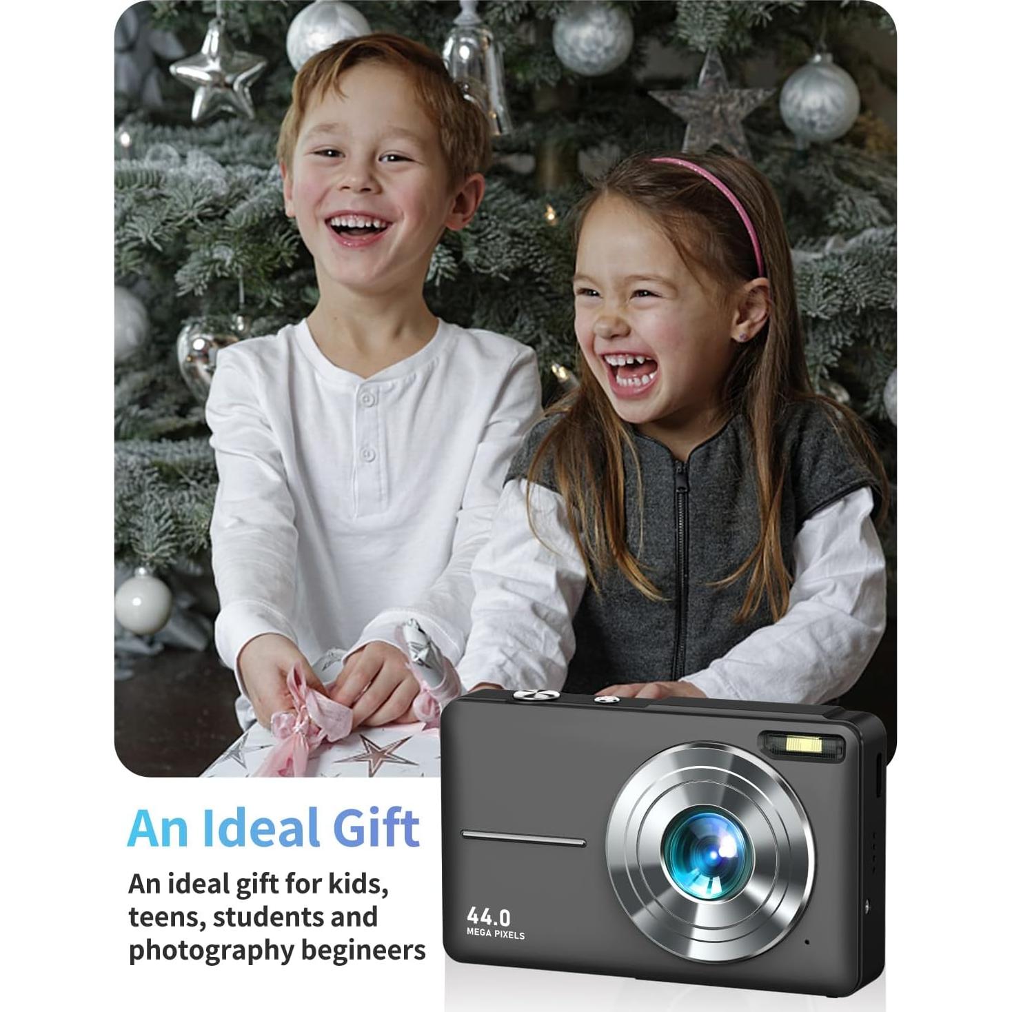 Cámara Digital Compacta Lecran DC403 44MP FHD 1080P Niños