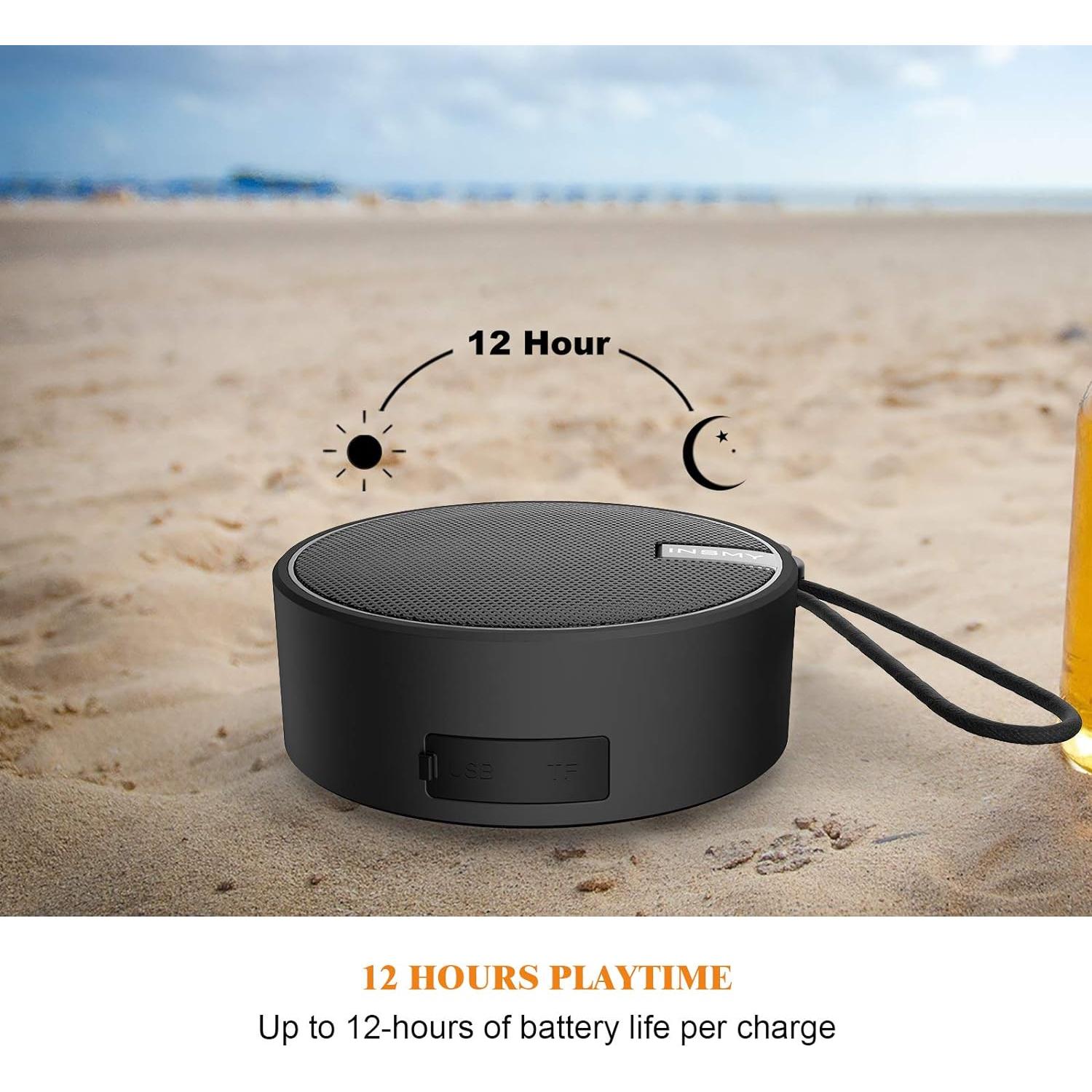 Altavoz Bluetooth INSMY C12 Impermeable IPX7 Portátil 12h