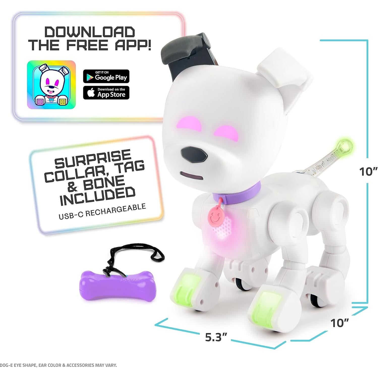 Perro Robot Interactivo Dog-E WowWee con 200+ Sonidos y App