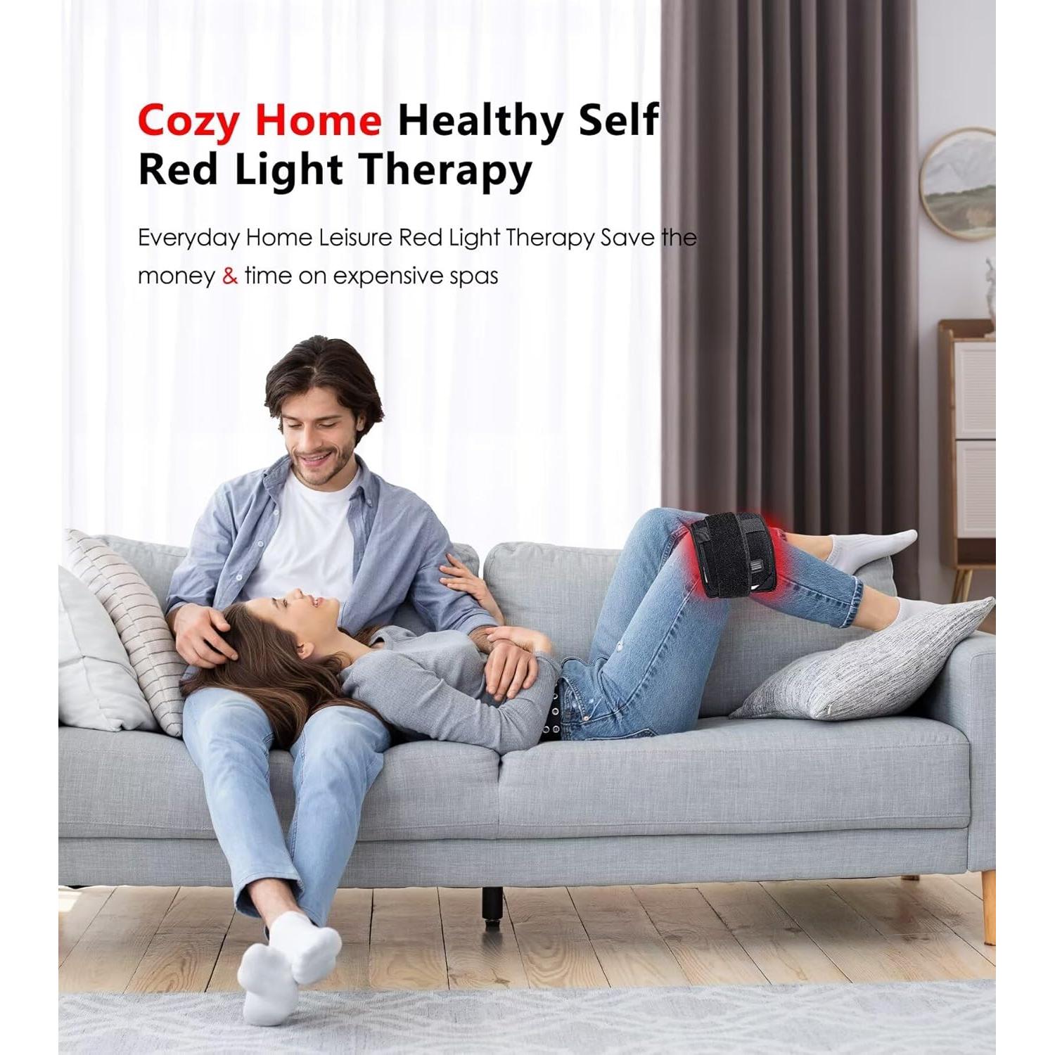 Cinturón de Terapia de Luz Roja RUISQM 660nm y 850nm