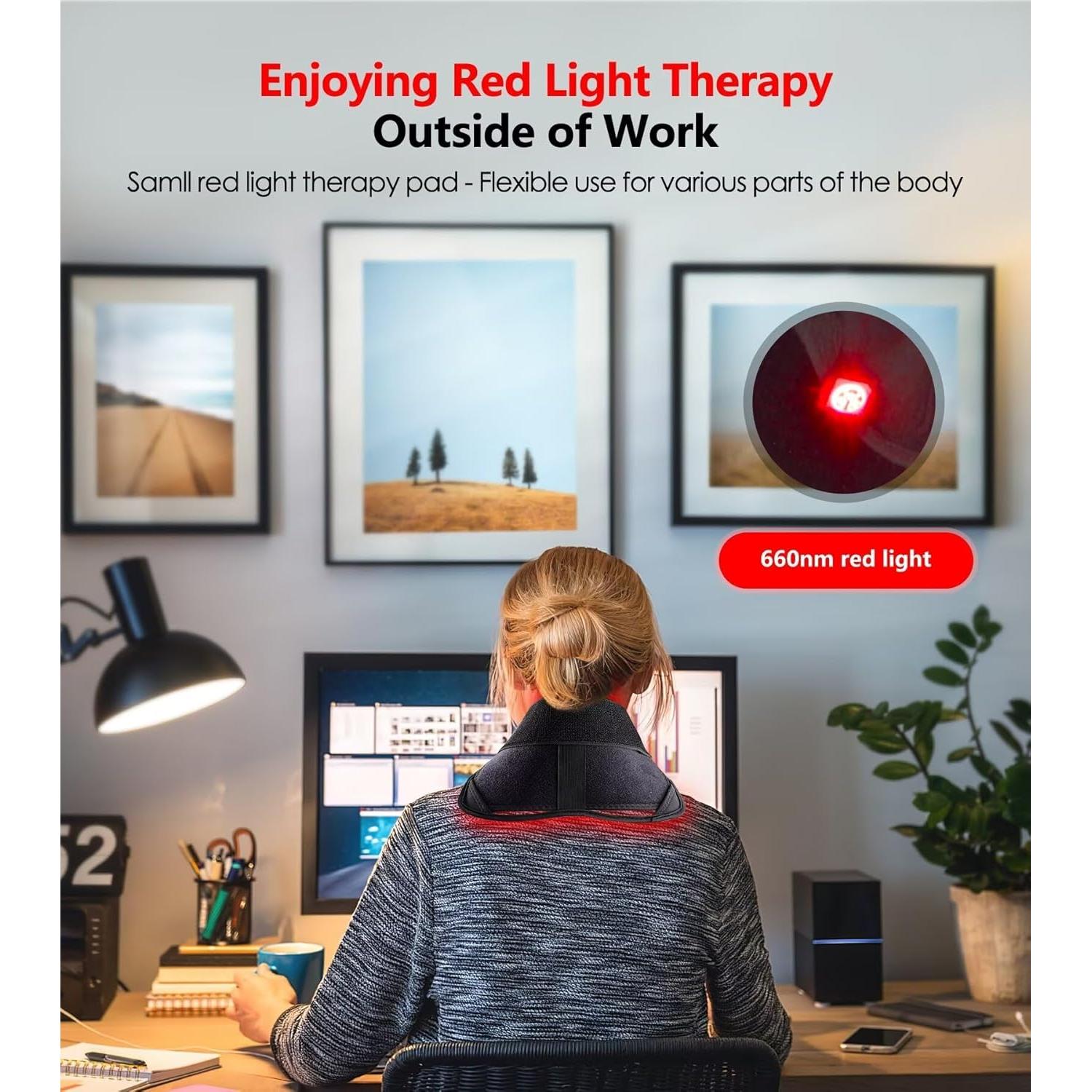 Cinturón de Terapia de Luz Roja RUISQM 660nm y 850nm