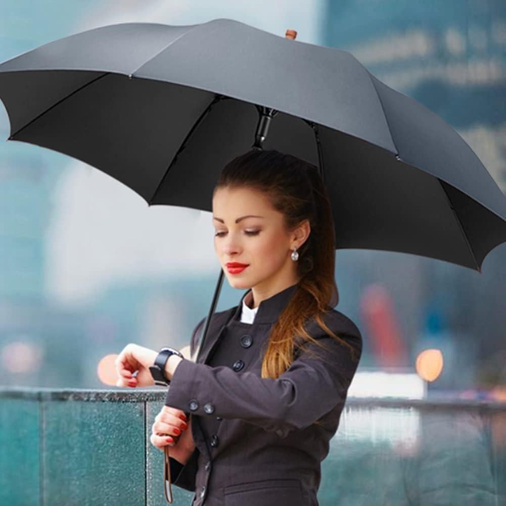 Paraguas Dlin Automático 137 cm Impermeable para 2 Personas