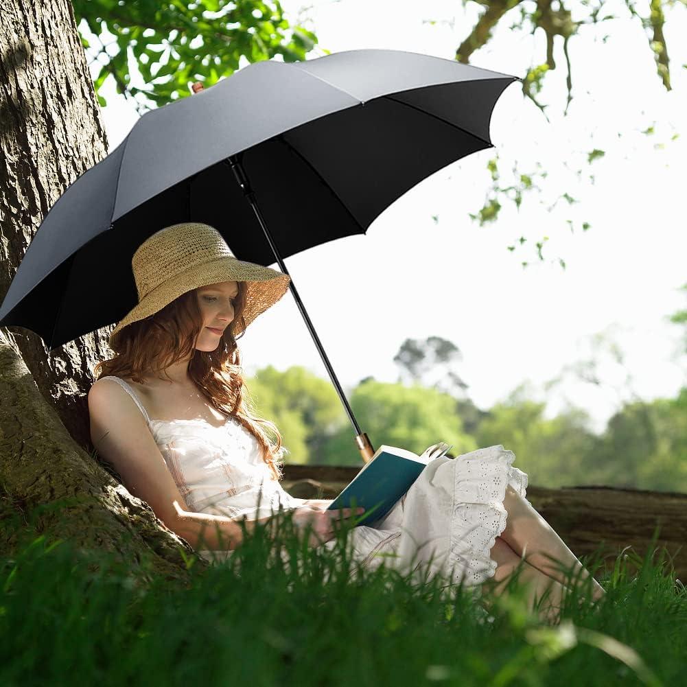 Paraguas Dlin Automático 137 cm Impermeable para 2 Personas