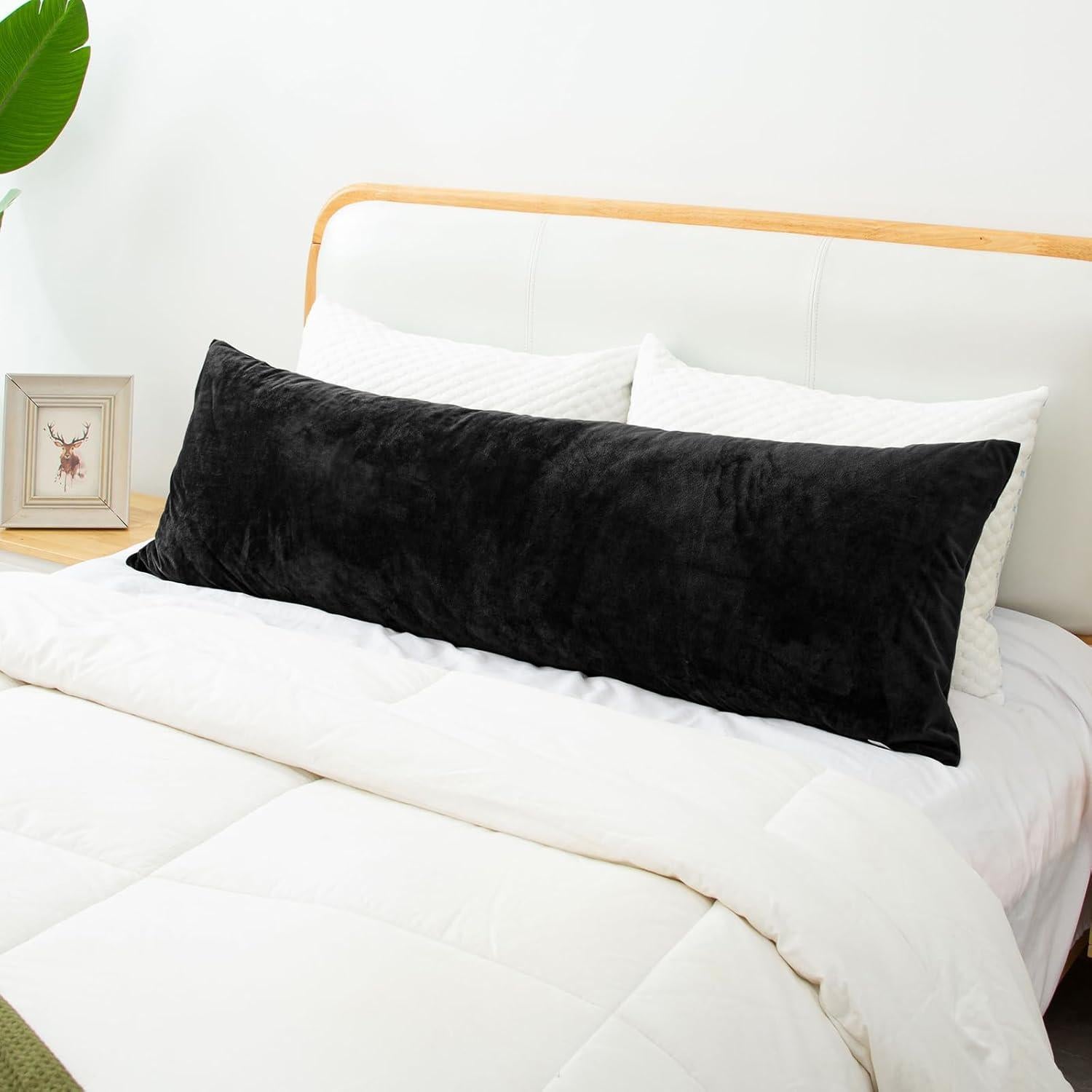 Almohada Corporal 1 MIDDLE ONE de Espuma Memoria 50.8x137.2 cm Negra