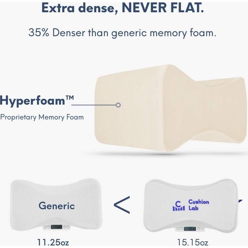 Cojín Ergonómico para Piernas Cushion Lab - Alivio Ciática y Espalda