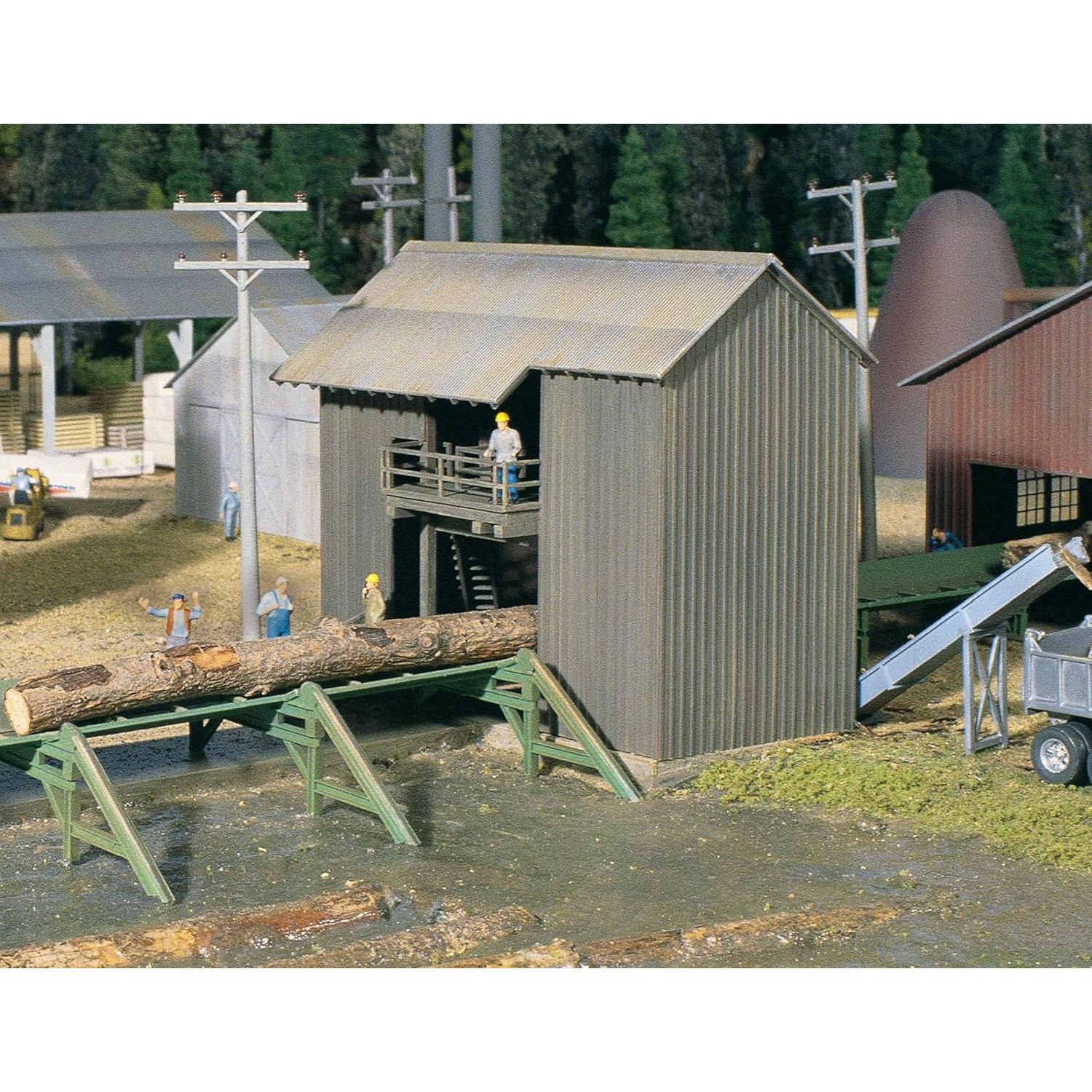 Edificios Auxiliares Aserradero Walthers 933-3144 Escala HO