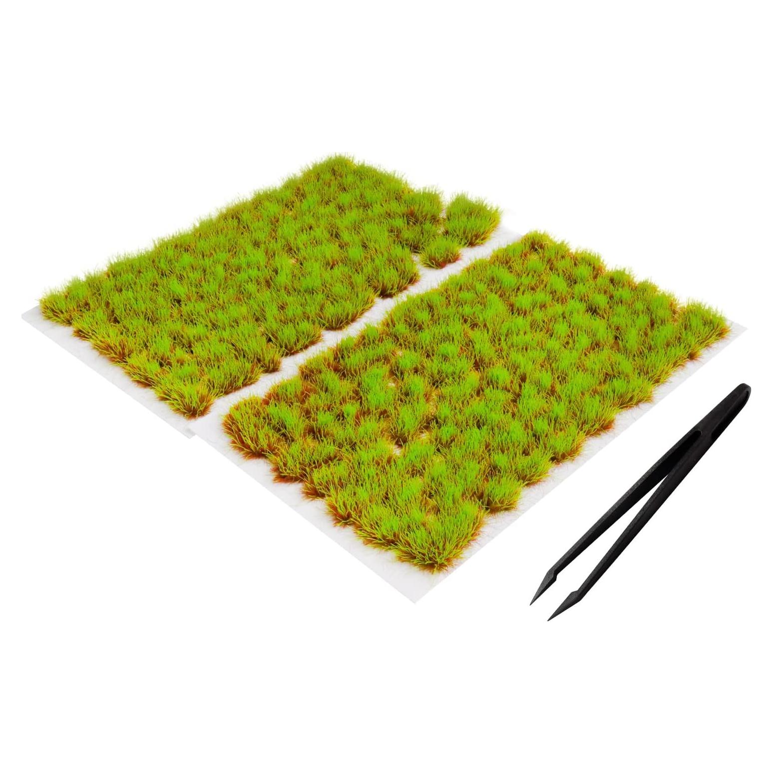 Kit de Hierba Estática Rileryan 190 Piezas Verde para Diorama