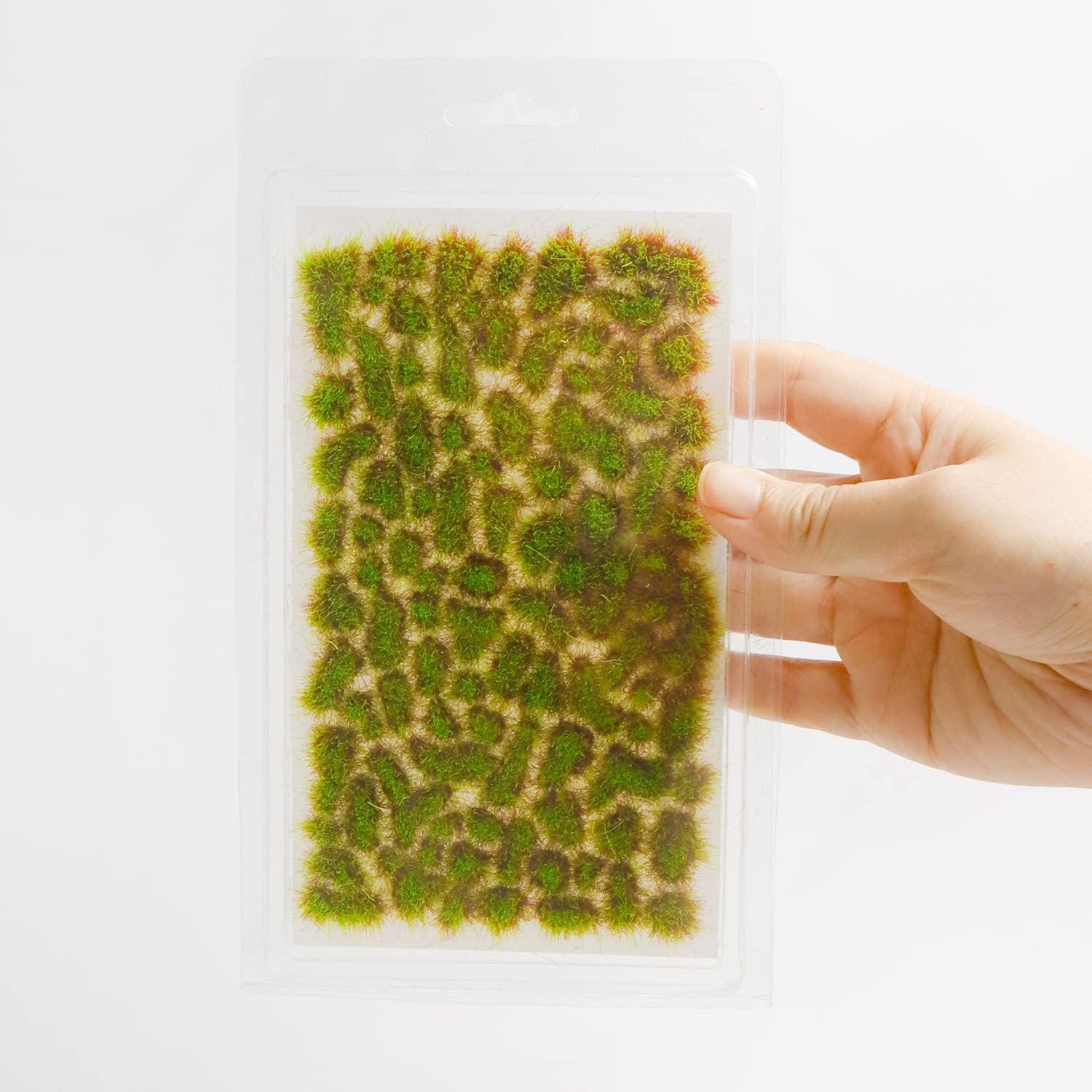 Kit de Hierba Estática Rileryan 190 Piezas Verde para Diorama