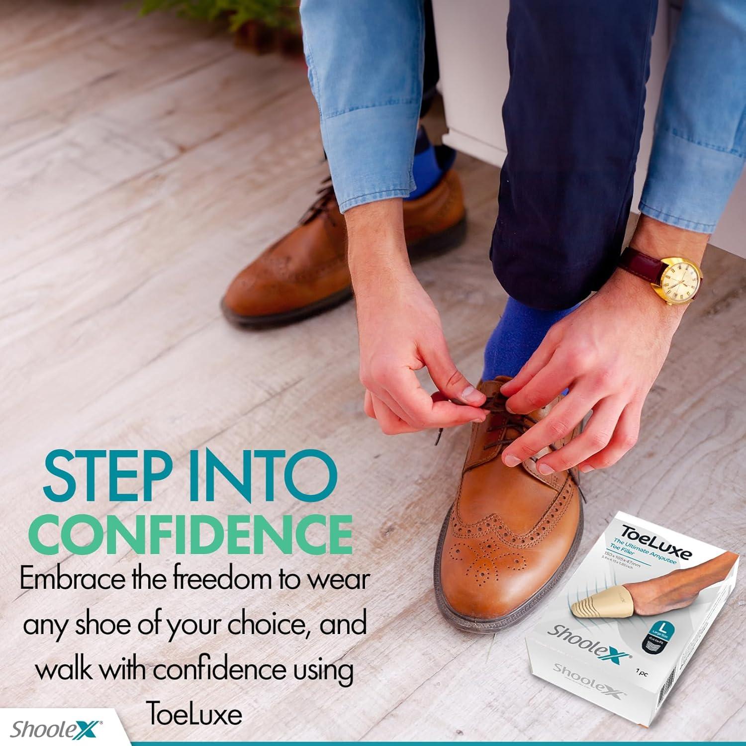 Relleno de Dedo para Amputados ToeLuxe - Espuma PU Suave Grande