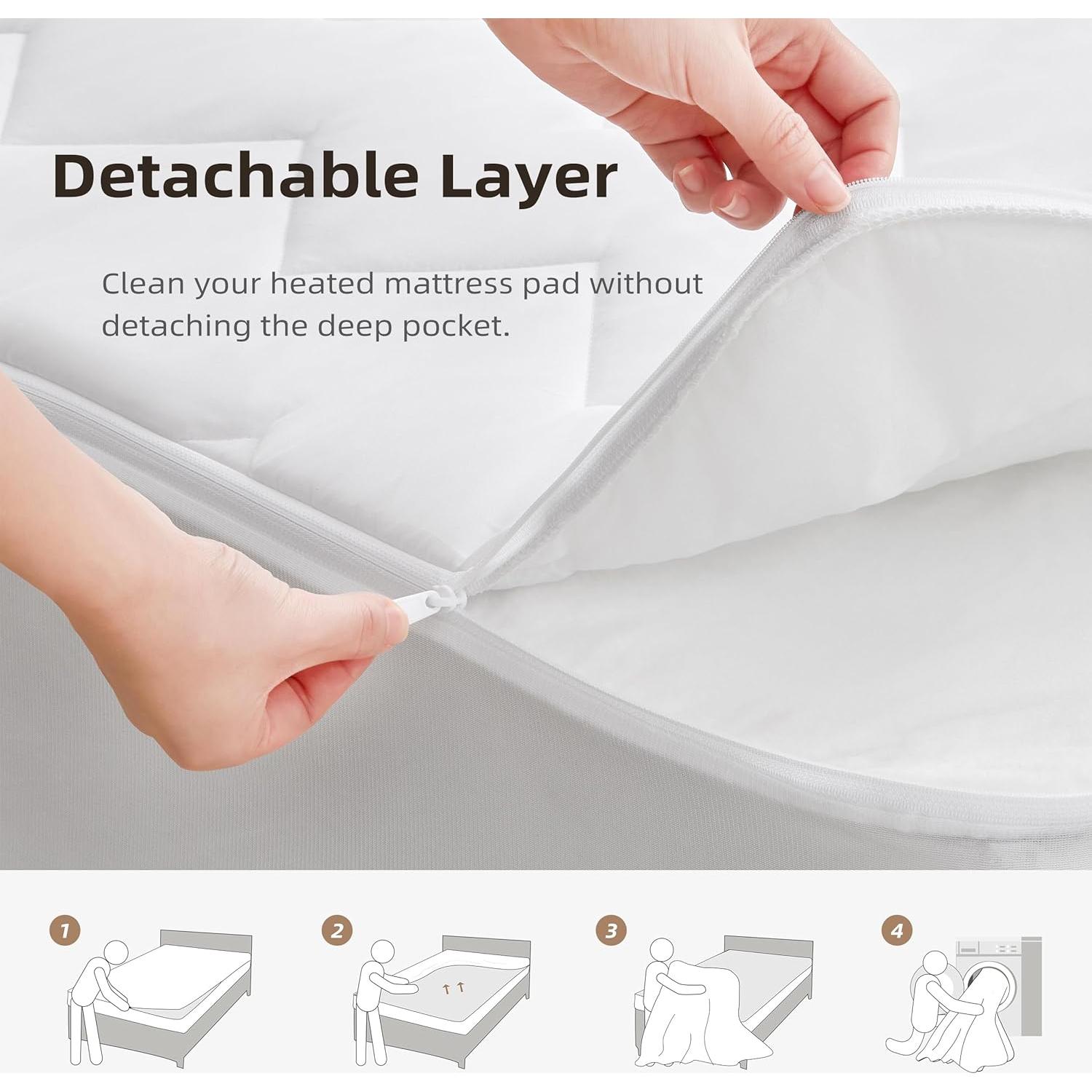 Almohadilla Calefaccionada Bwarm Individual 99x191 cm 9 Niveles