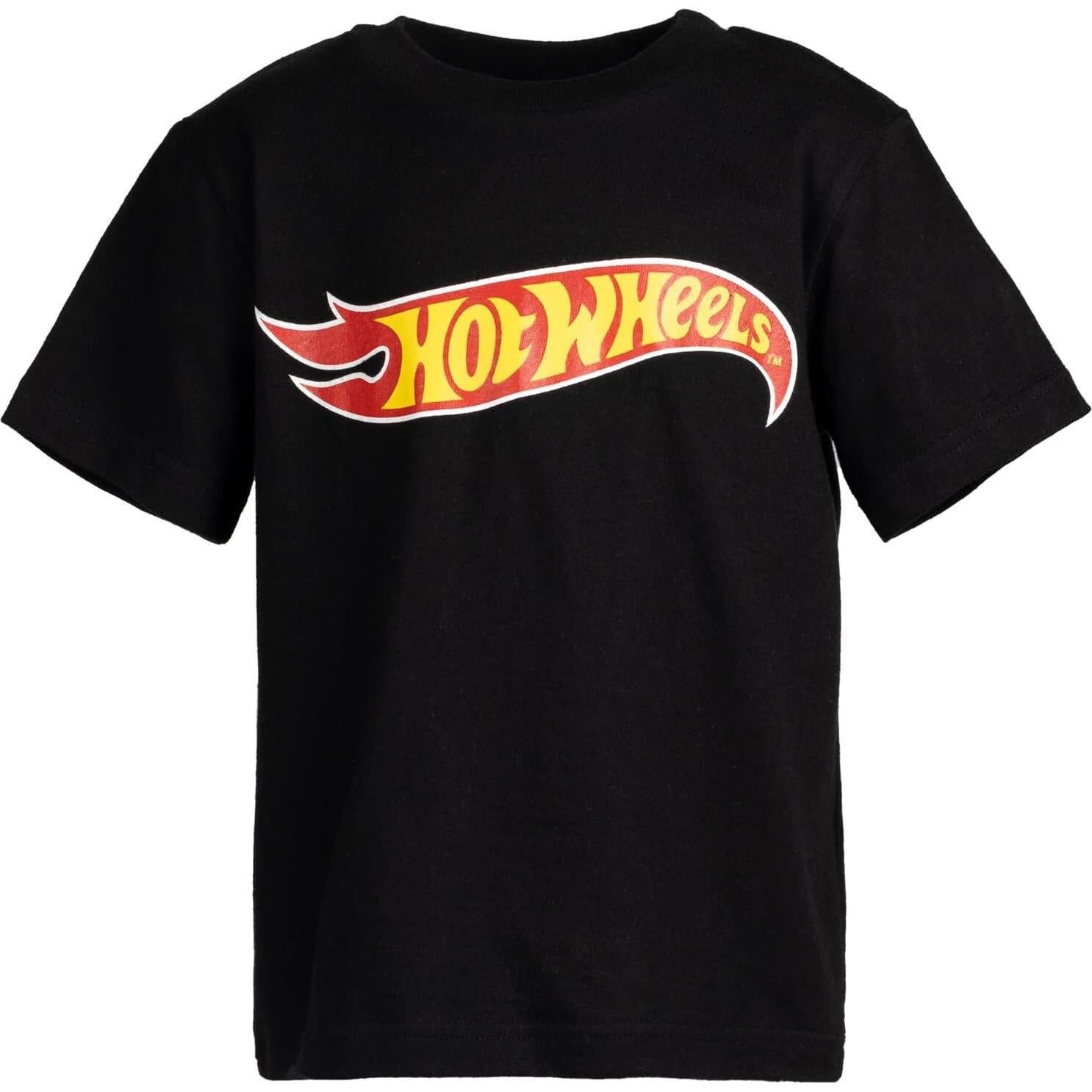Paquete de 3 camisetas Hot Wheels para niños 2T a 18-20