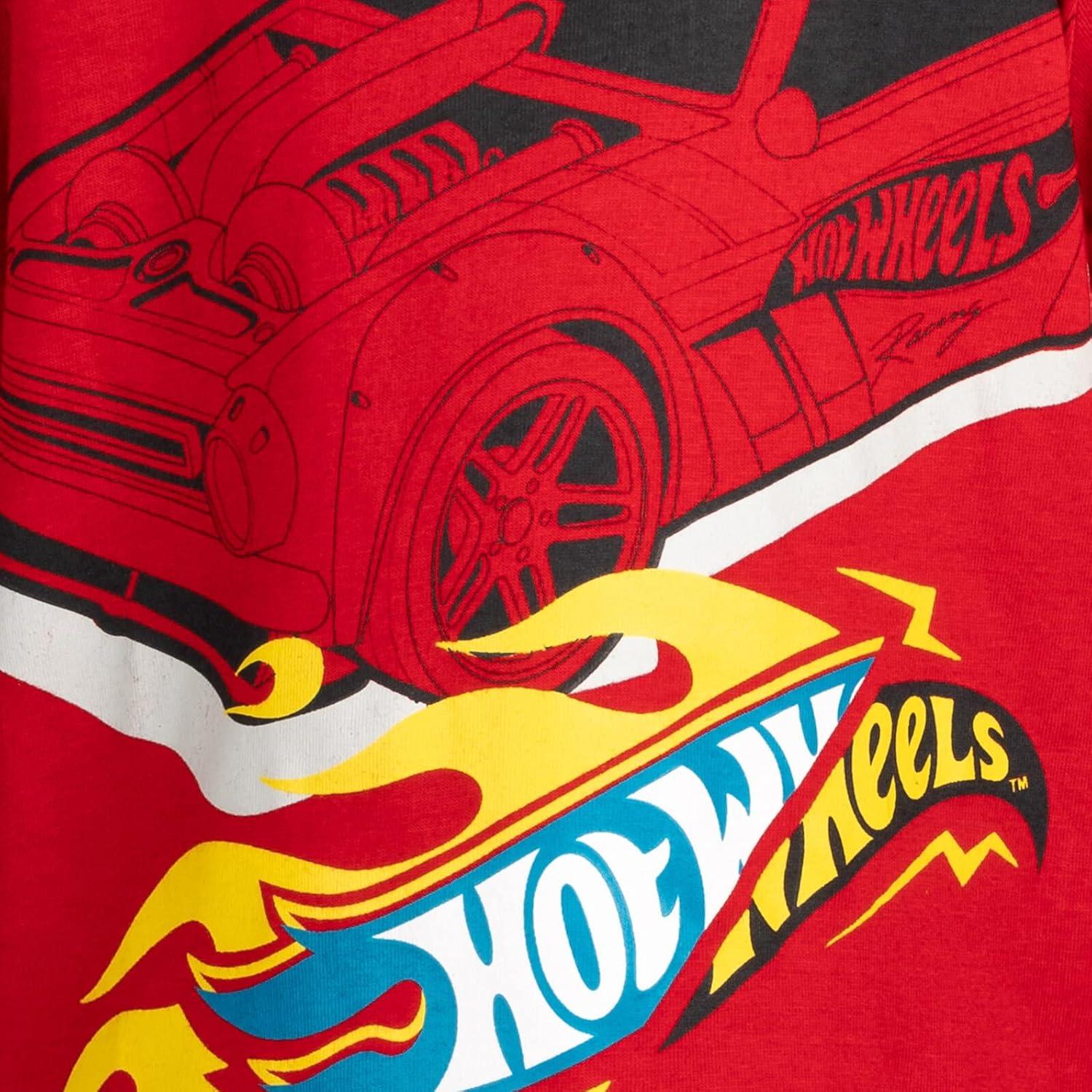 Paquete de 3 camisetas Hot Wheels para niños 2T a 18-20
