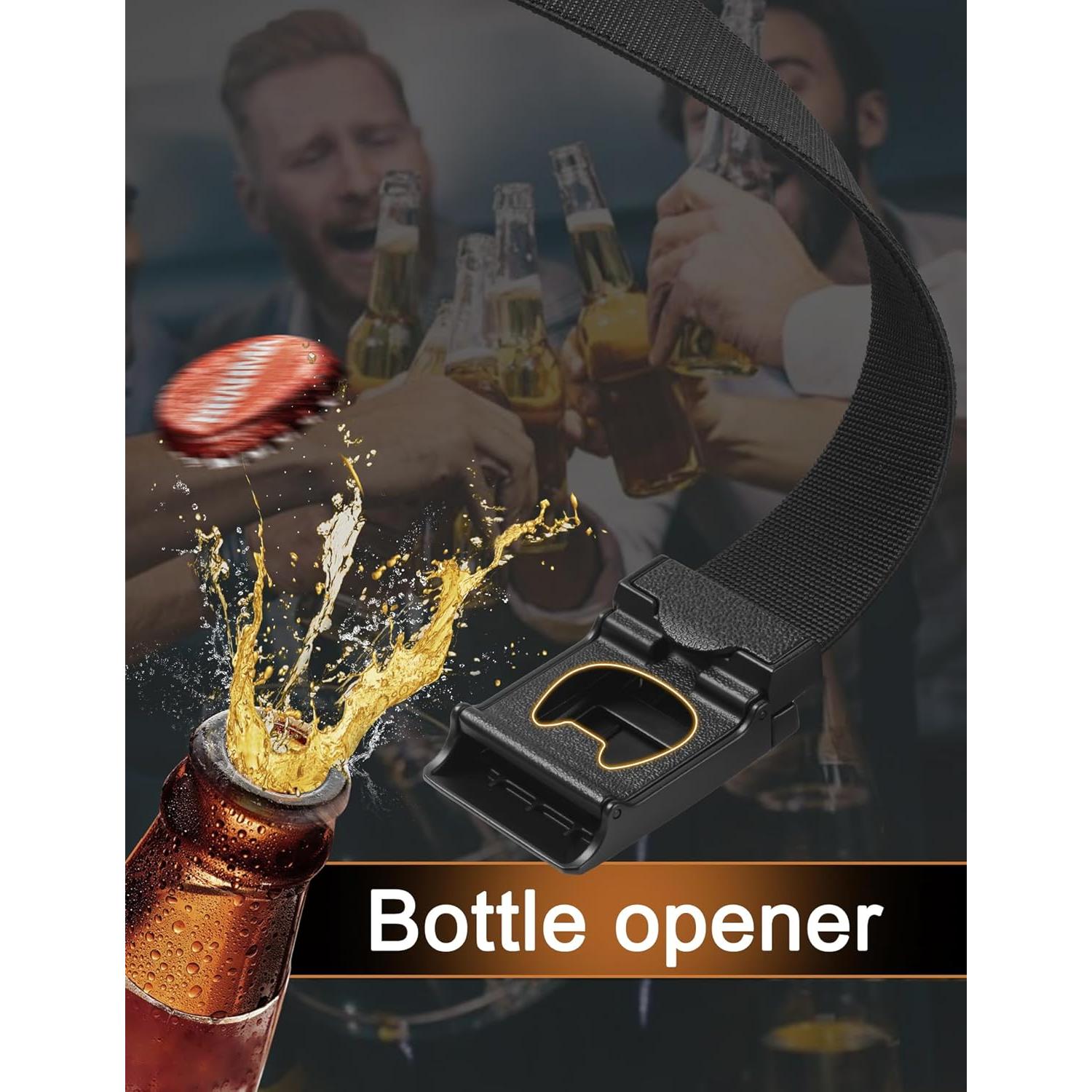 Cinturón Táctico Elástico JUKMO para Hombres 3,81 cm Nylon