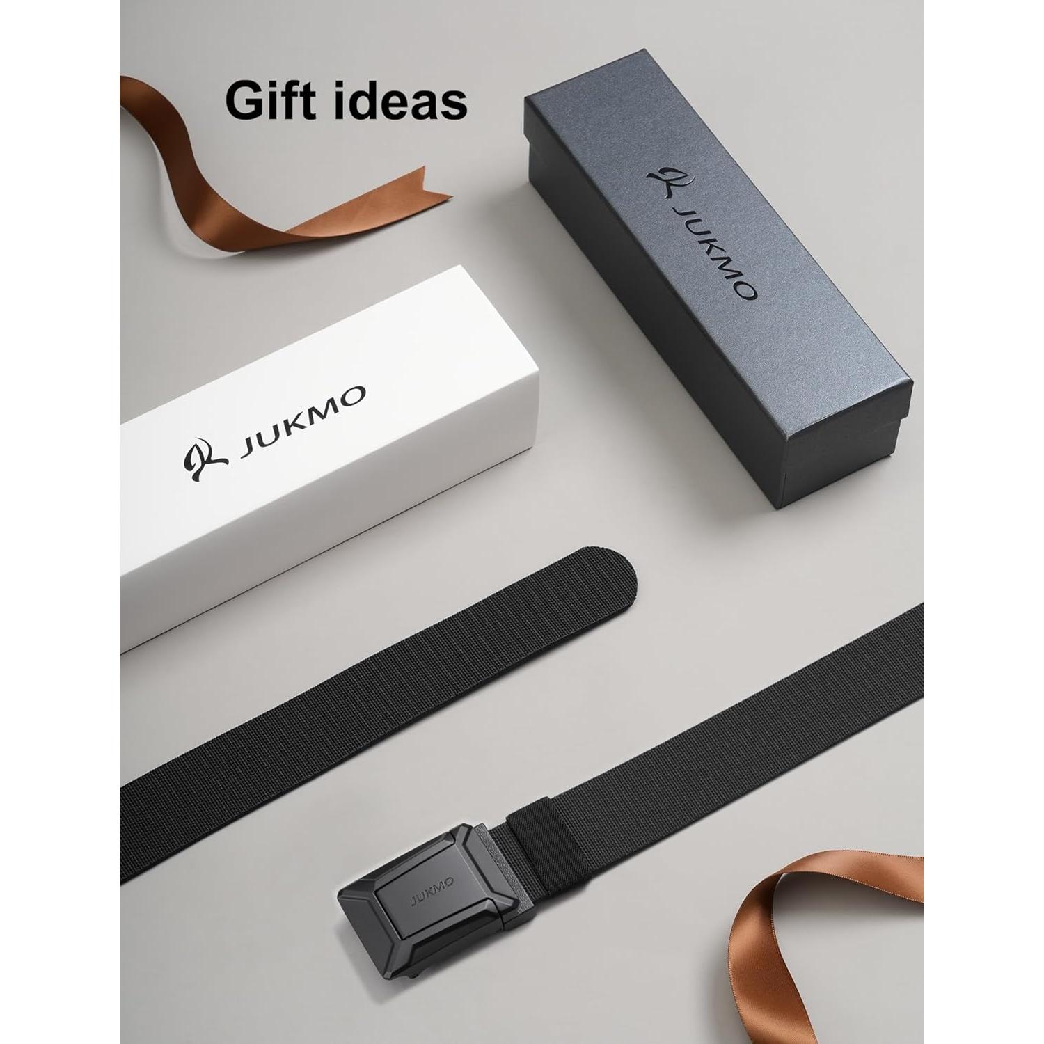 Cinturón Táctico Elástico JUKMO para Hombres 3,81 cm Nylon