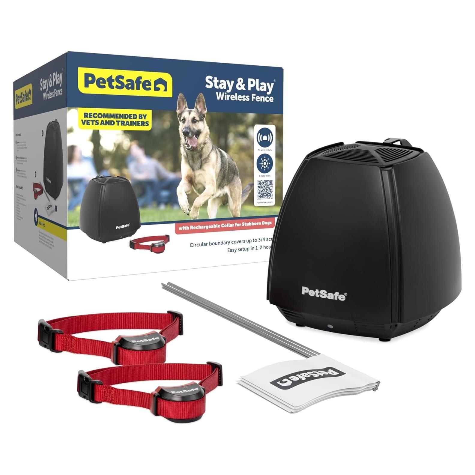 Cerca Inalámbrica PetSafe Stay & Play para 2 Perros - 0.30 Hectáreas