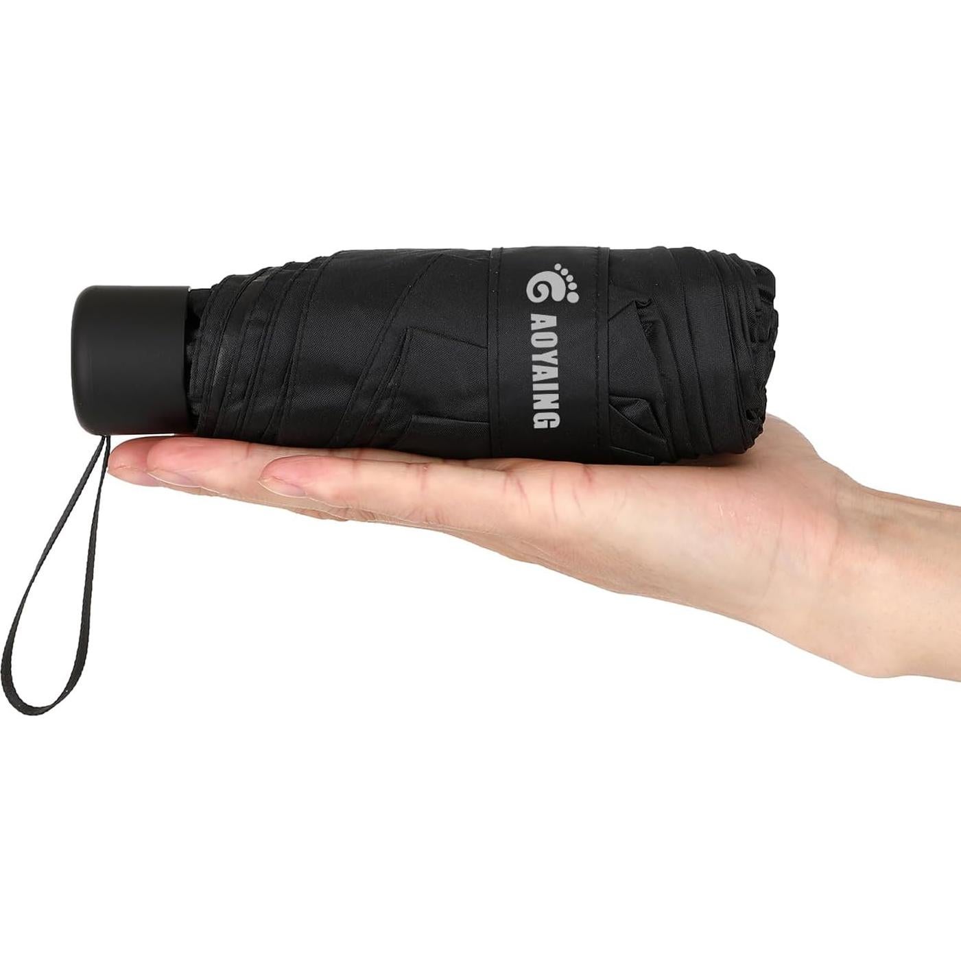 Paraguas Compacto GAOYAING Plegable UV 99 cm Ligero