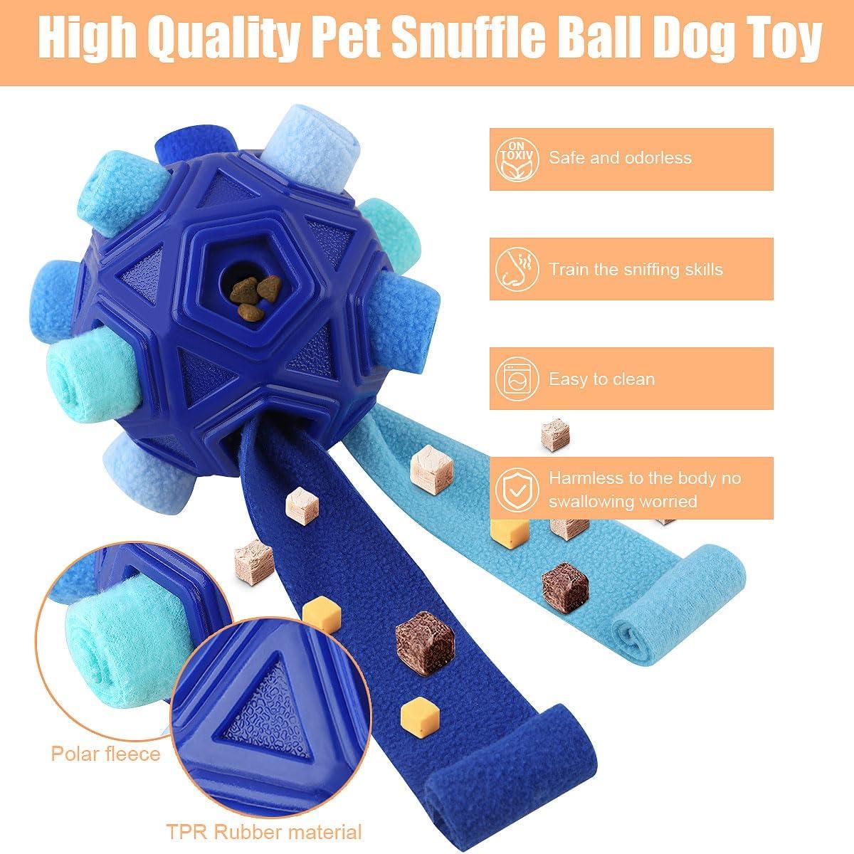 Pelota de Olfato para Perros Jiayoyo - Juguete Interactivo 8.89cm