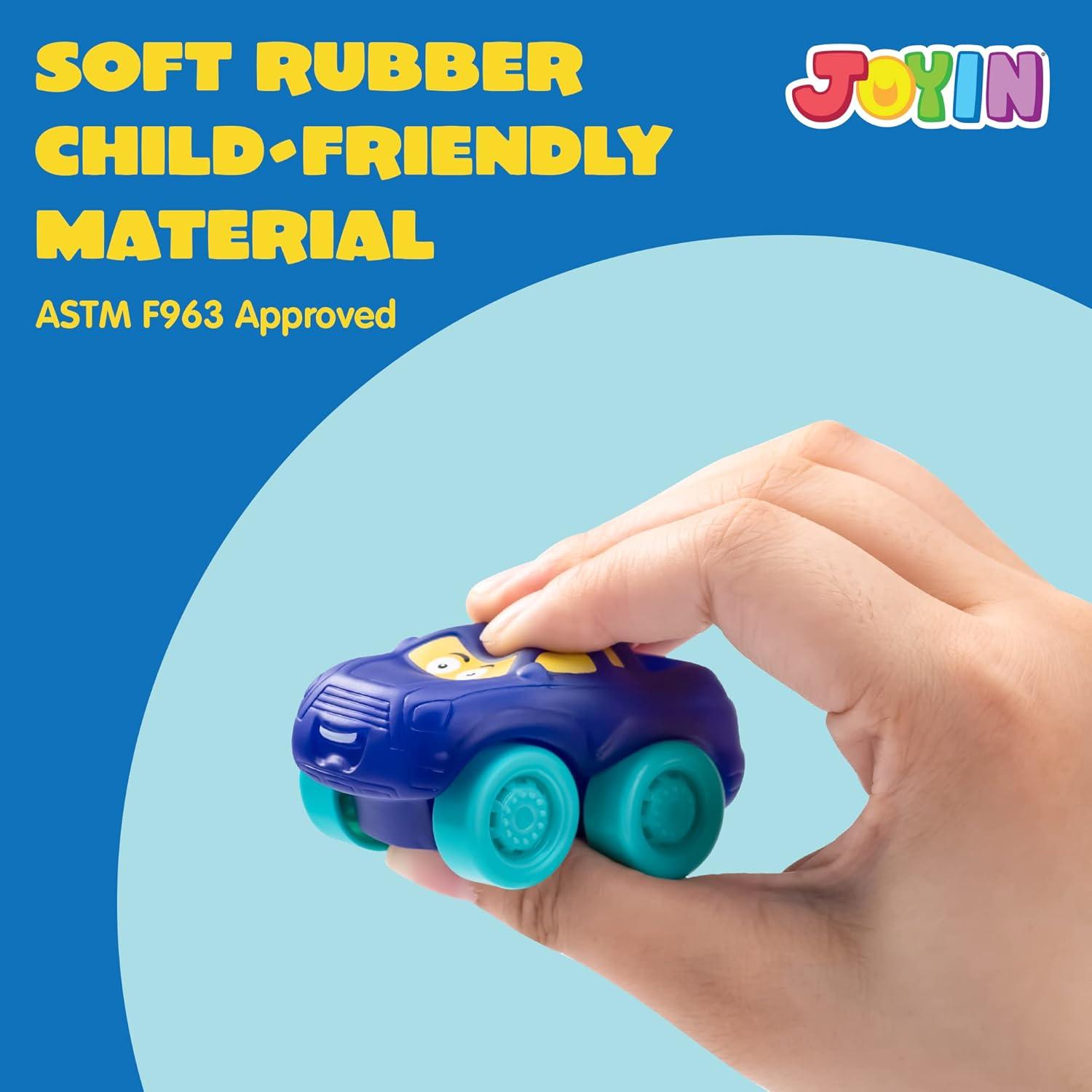 Coches de Juguete de Goma Suave JOYIN 5 cm para Baño