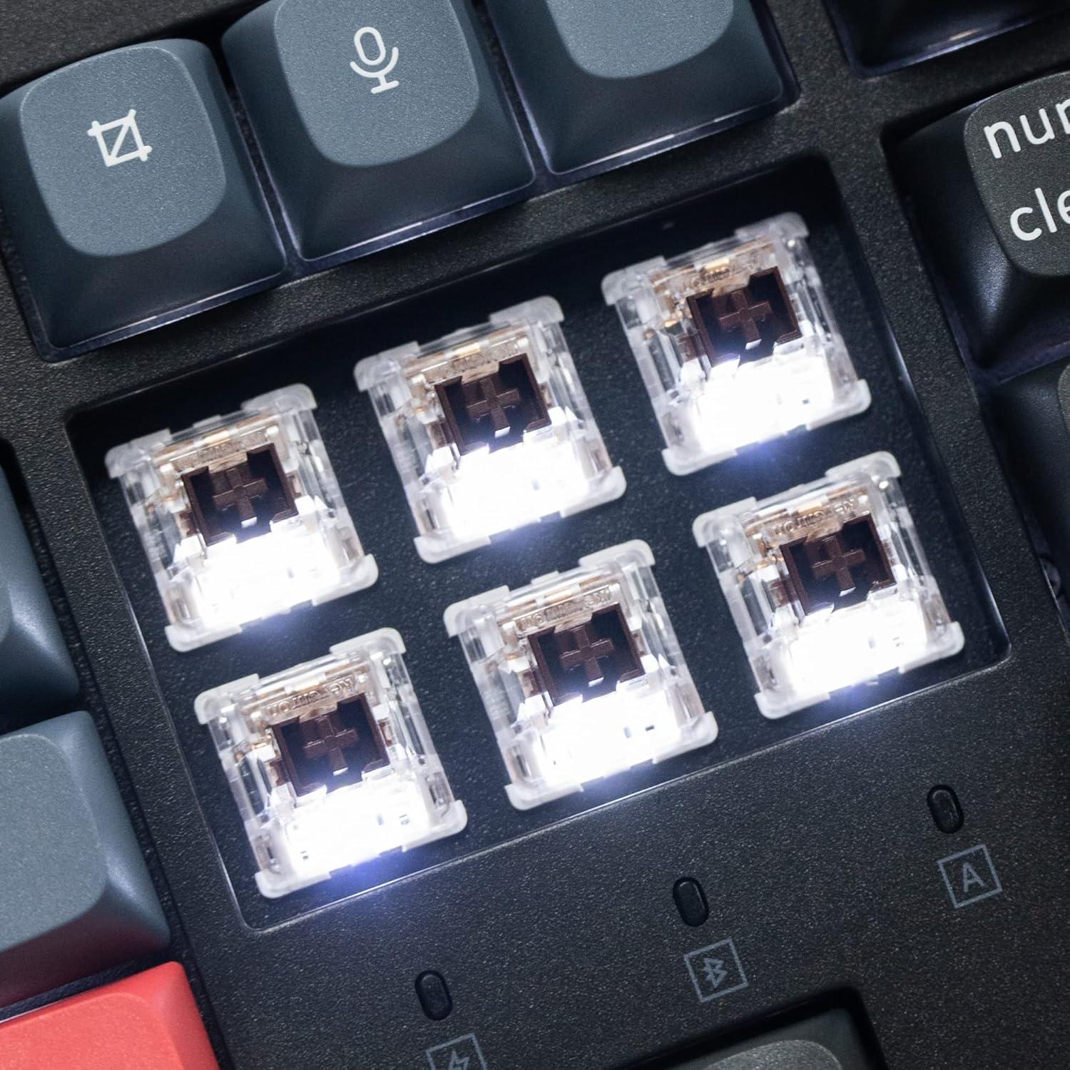 Teclado Mecánico Inalámbrico Keychron K10 Pro - Retroiluminación Blanca