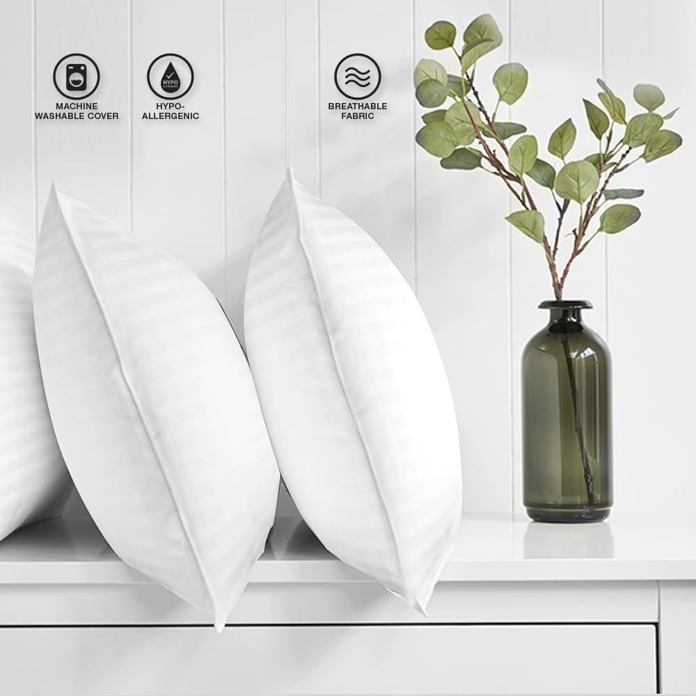 Almohadas de Cama DreamNorth Estándar 100% Algodón (2 Pzas) Blanco