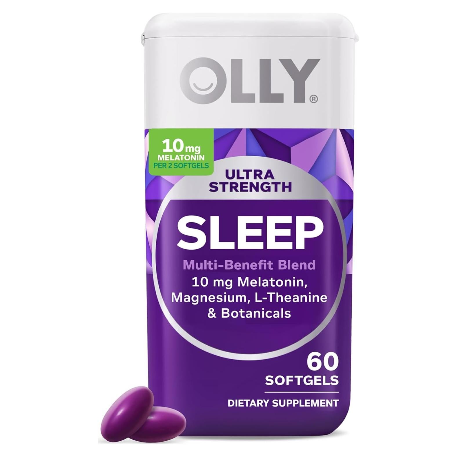 Gelatinas Blandas para Dormir OLLY 60 Unidades 10mg Melatonina