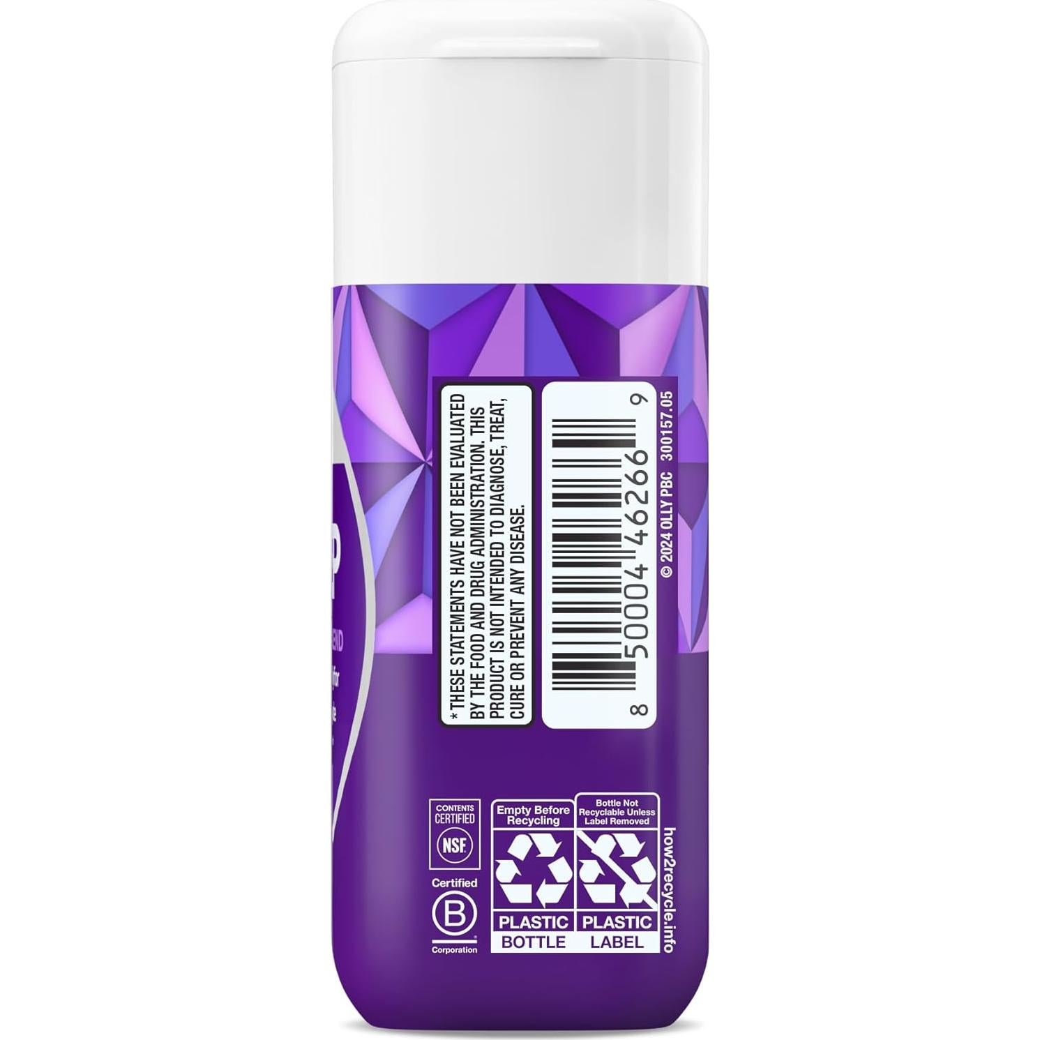 Gelatinas Blandas para Dormir OLLY 60 Unidades 10mg Melatonina