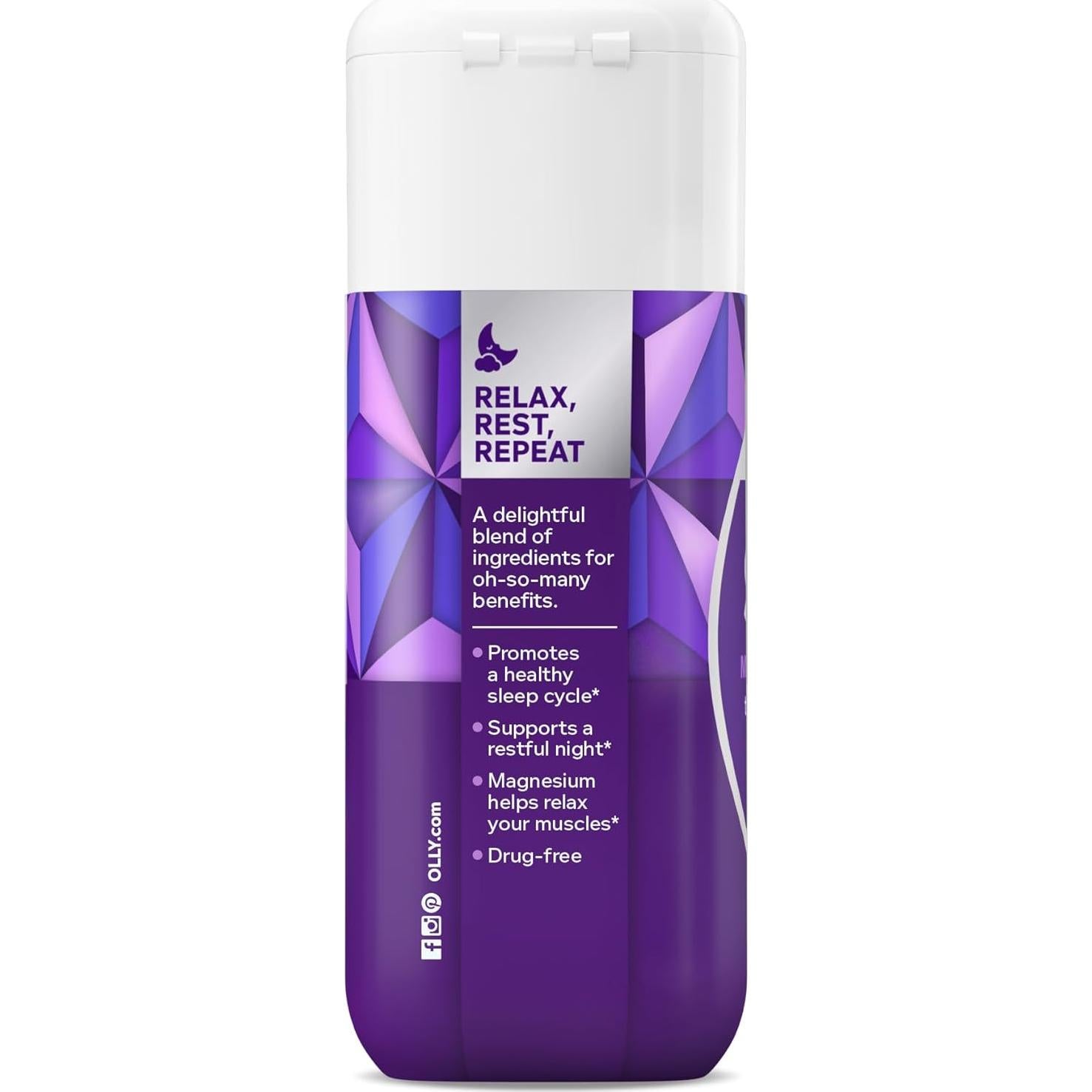 Gelatinas Blandas para Dormir OLLY 60 Unidades 10mg Melatonina