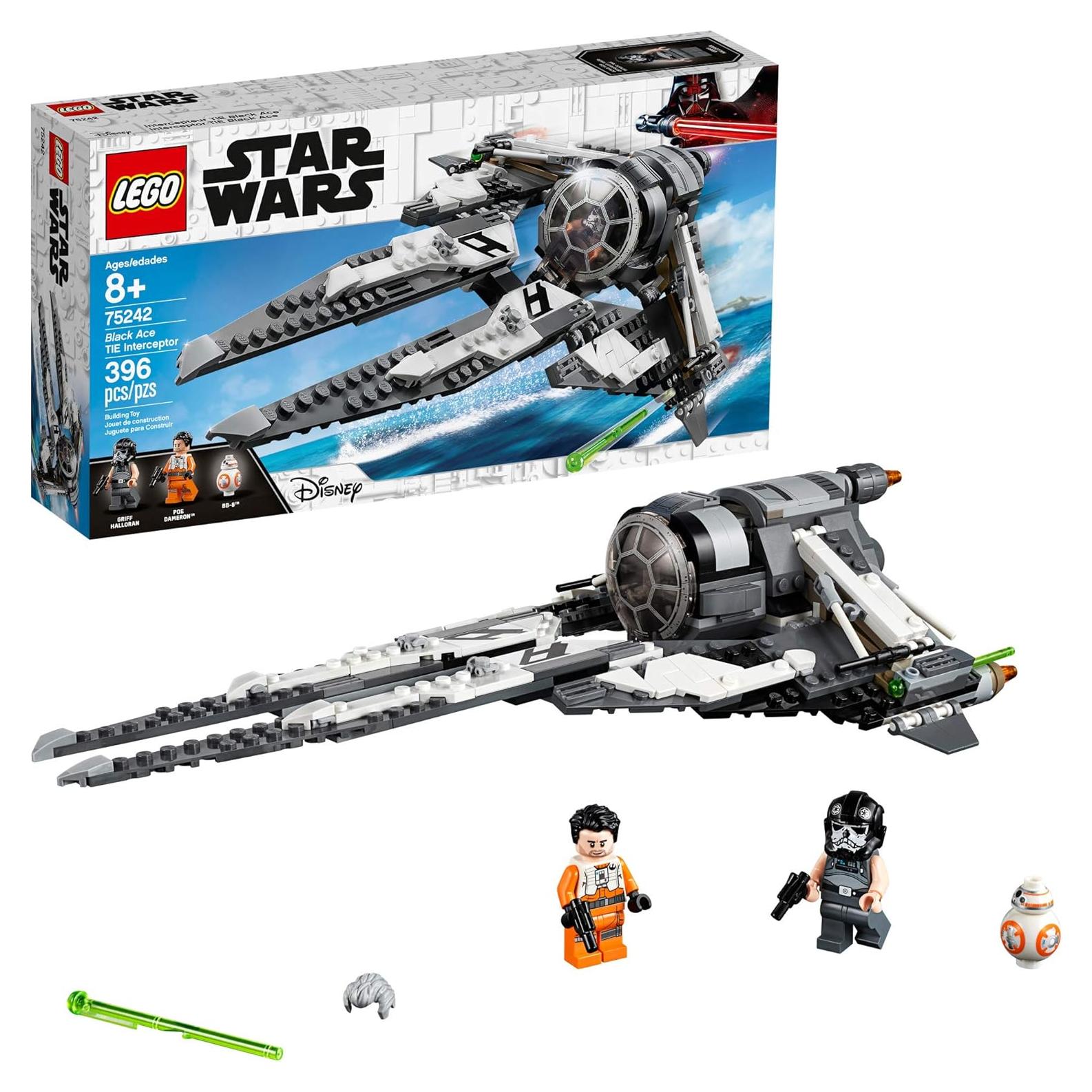LEGO Star Wars Interceptor TIE Negro Ace 75242 396 Piezas