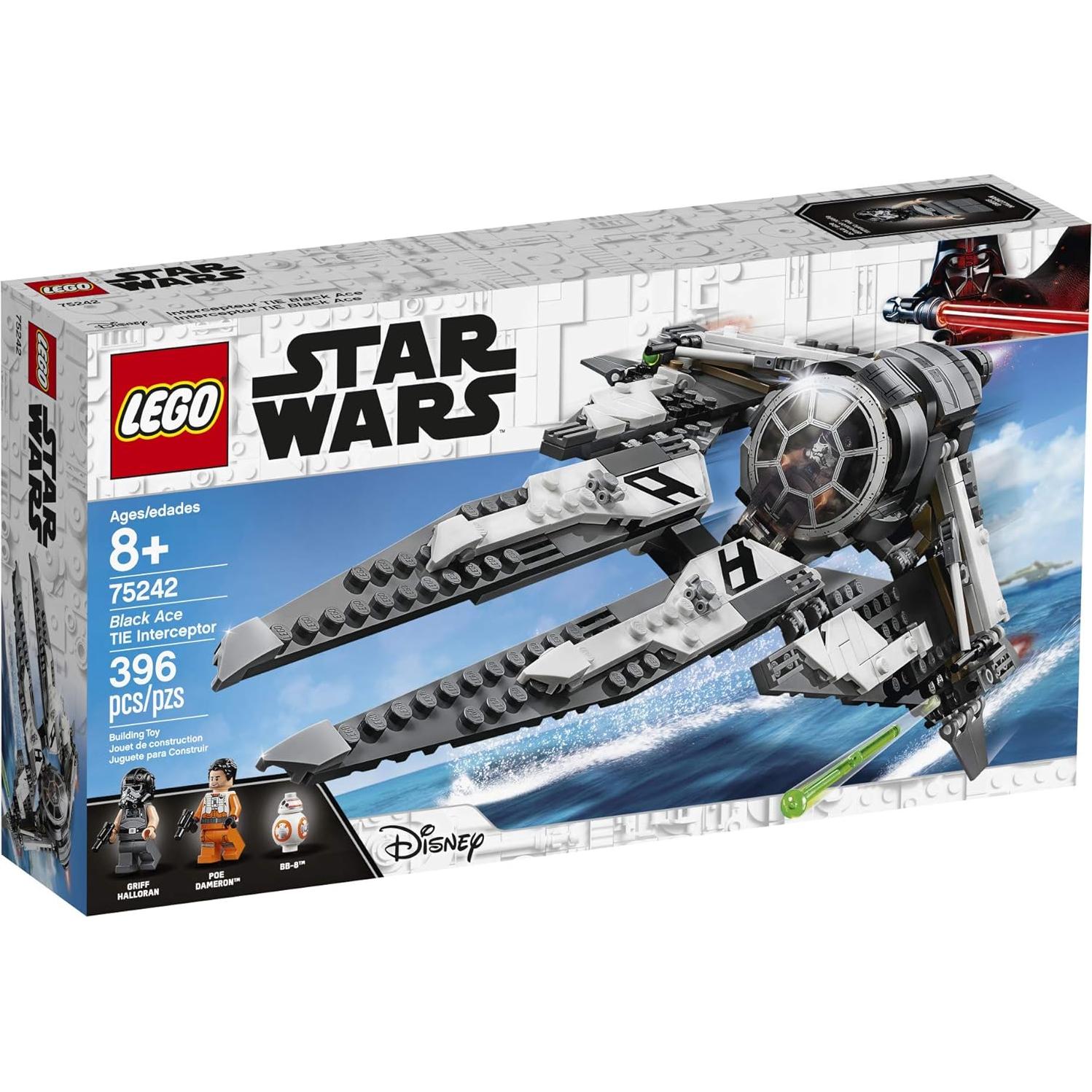 LEGO Star Wars Interceptor TIE Negro Ace 75242 396 Piezas