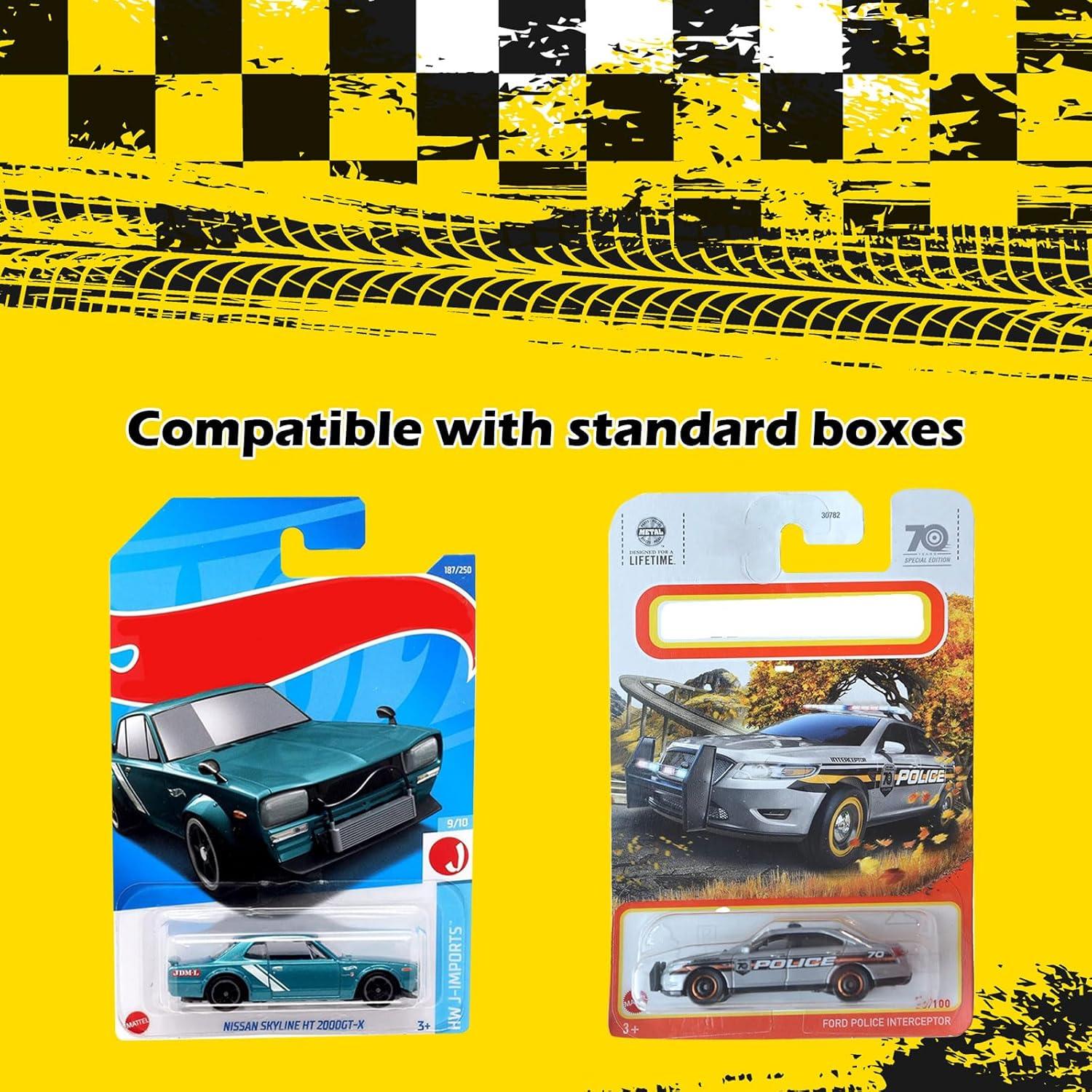 Paquete de 6 estuches de exhibición Monciysn para 60 autos