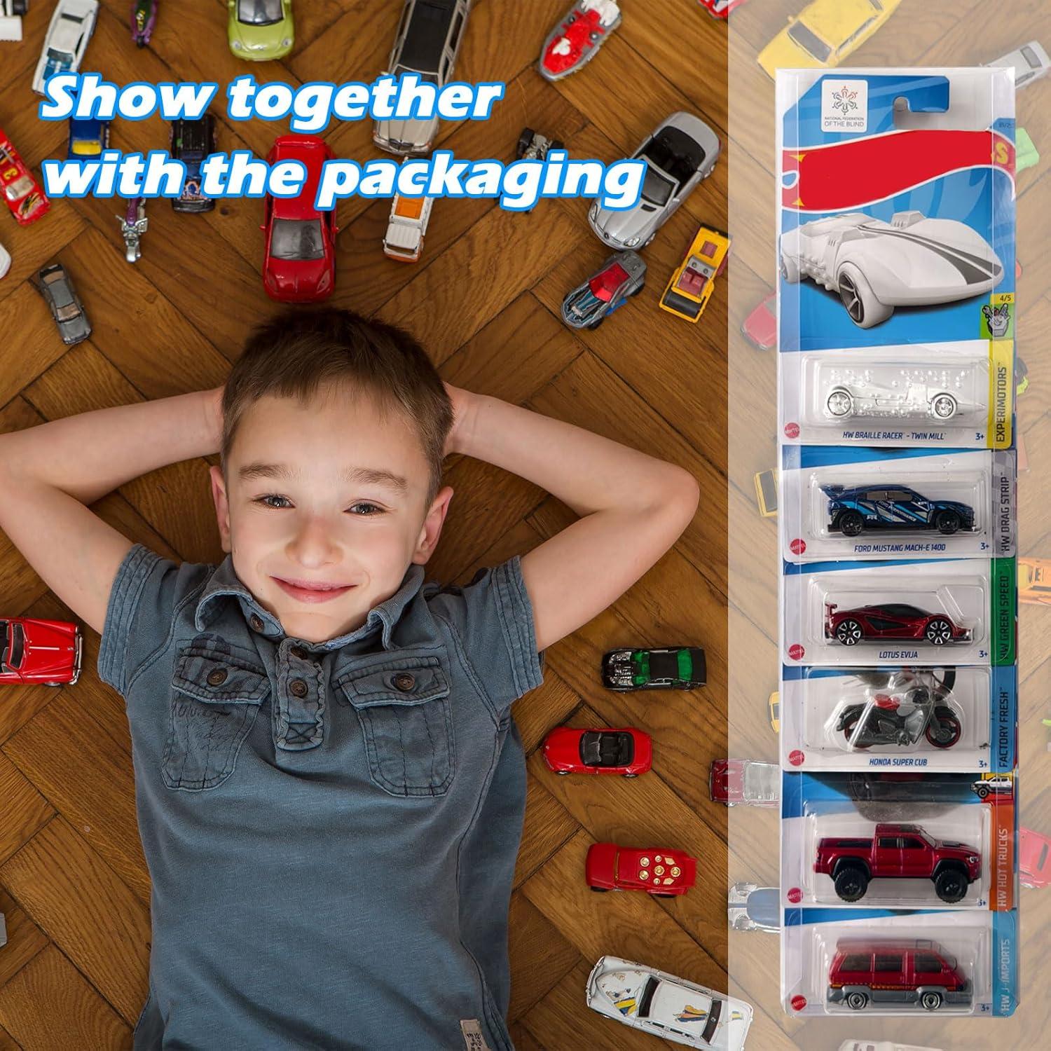 Paquete de 6 estuches de exhibición Monciysn para 60 autos