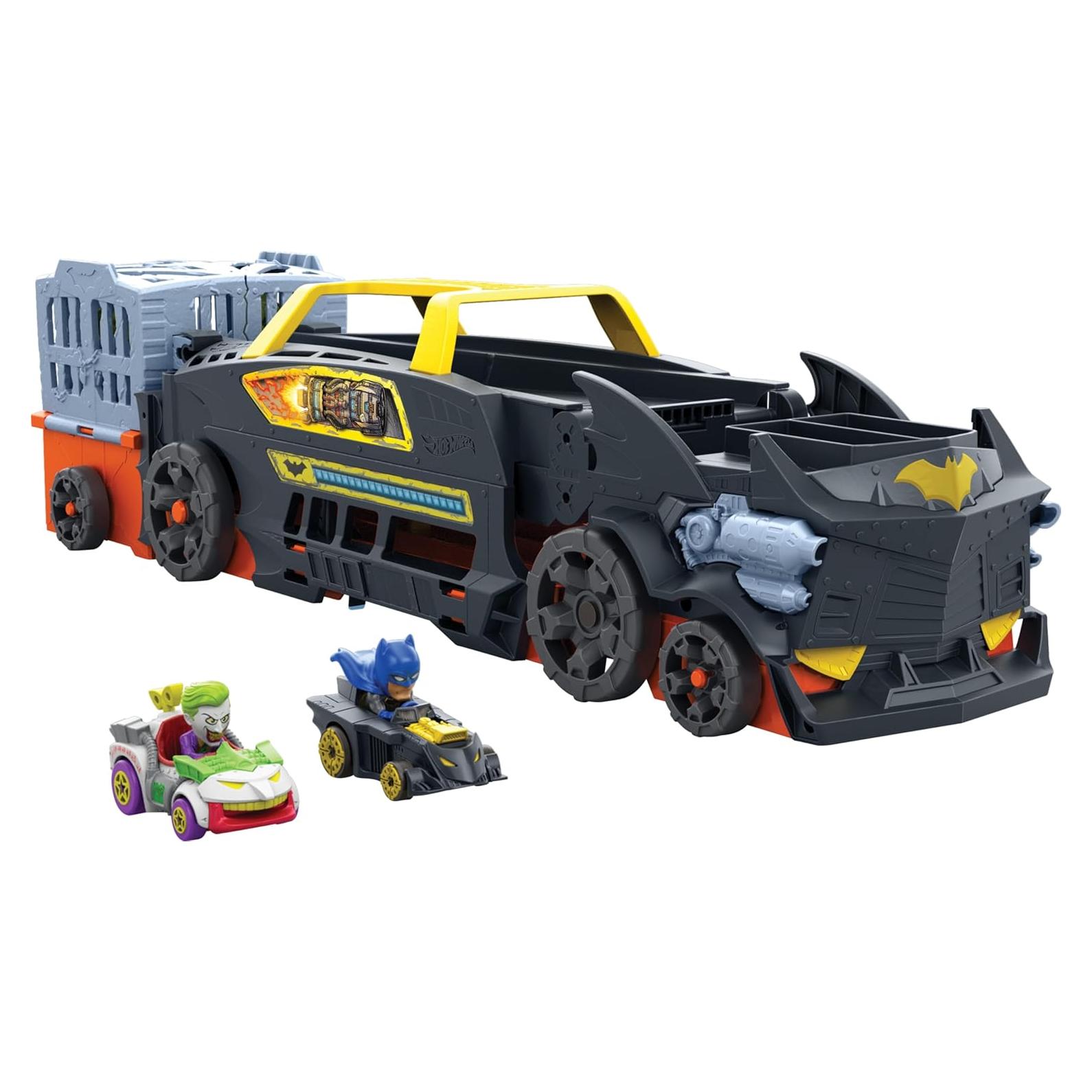 Hot Wheels Set de Pista Batman + 2 Vehículos + 3 Carriles