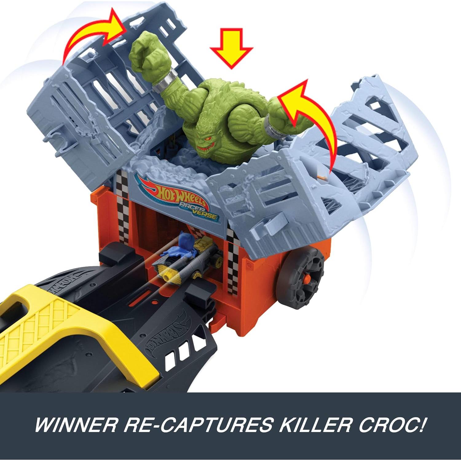 Hot Wheels Set de Pista Batman + 2 Vehículos + 3 Carriles