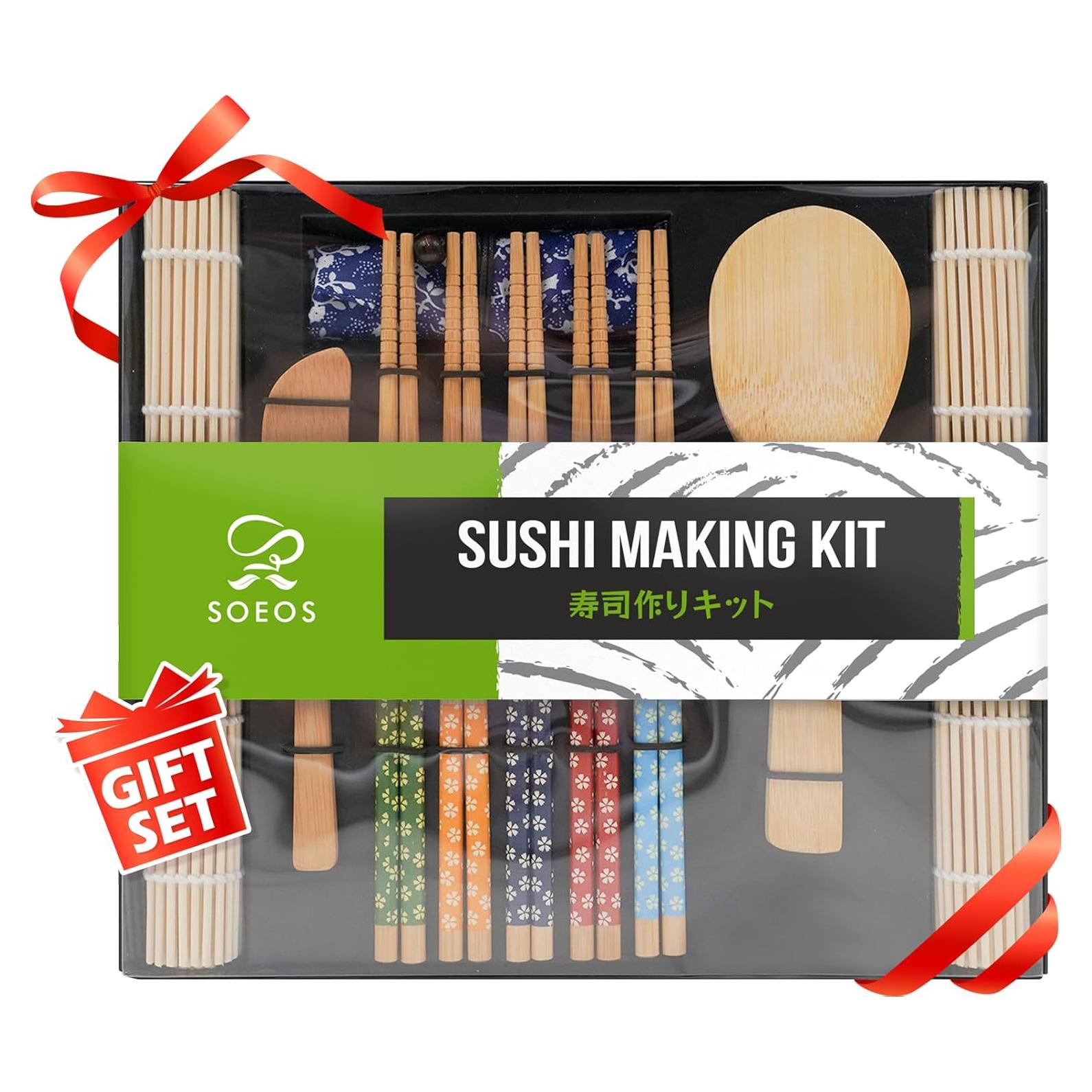 Kit de Sushi Soeos de Bambú 10 Piezas - Todo Natural