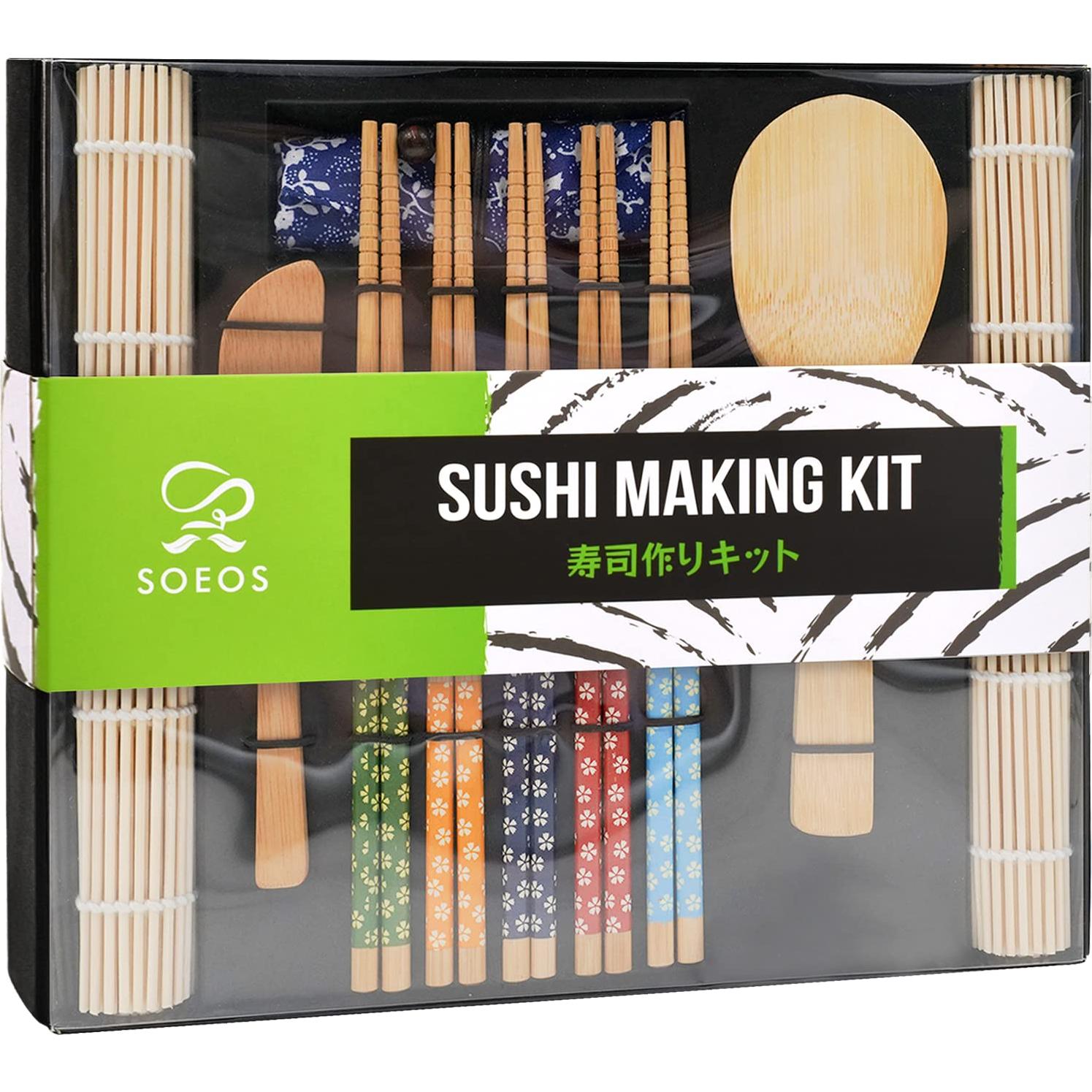 Kit de Sushi Soeos de Bambú 10 Piezas - Todo Natural