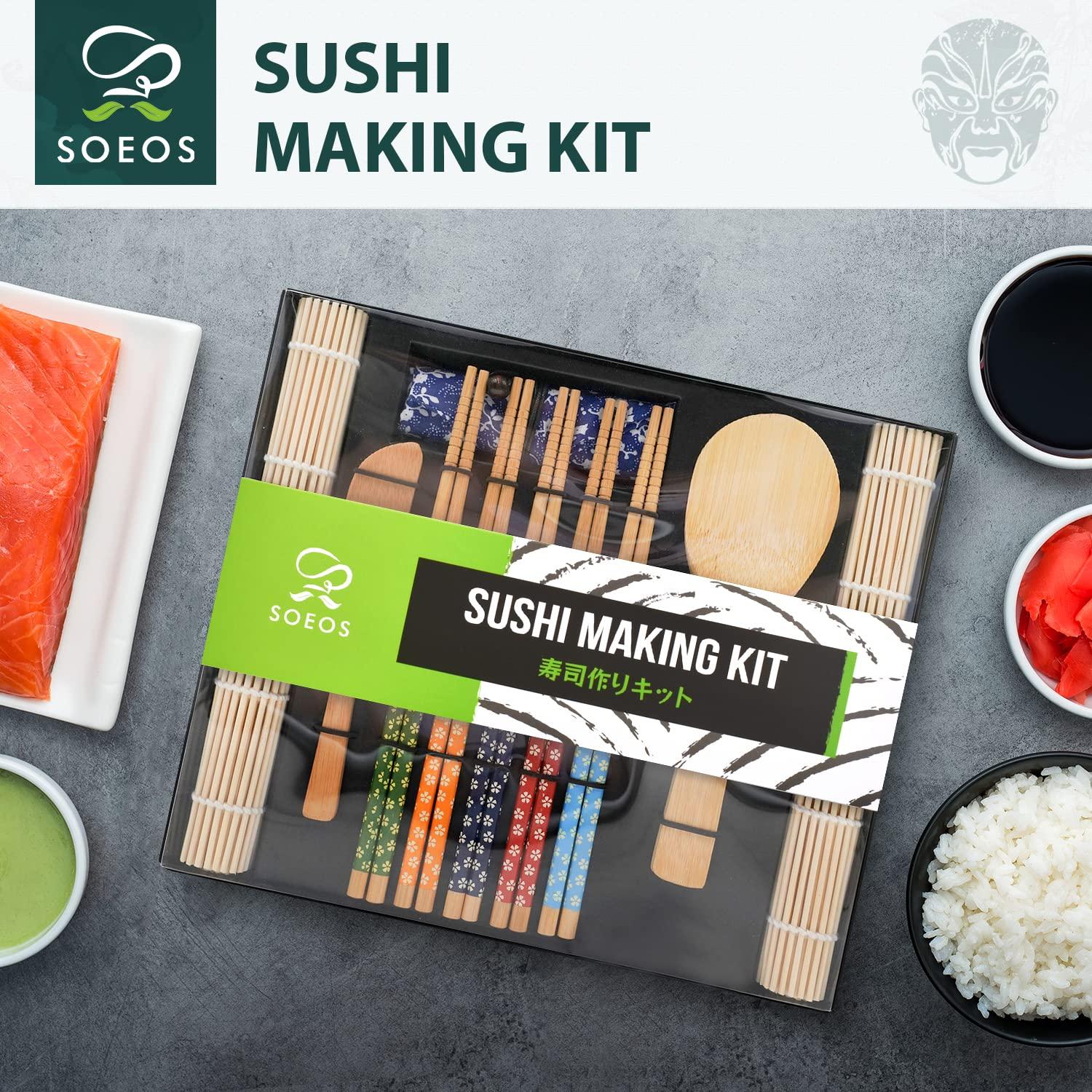 Kit de Sushi Soeos de Bambú 10 Piezas - Todo Natural