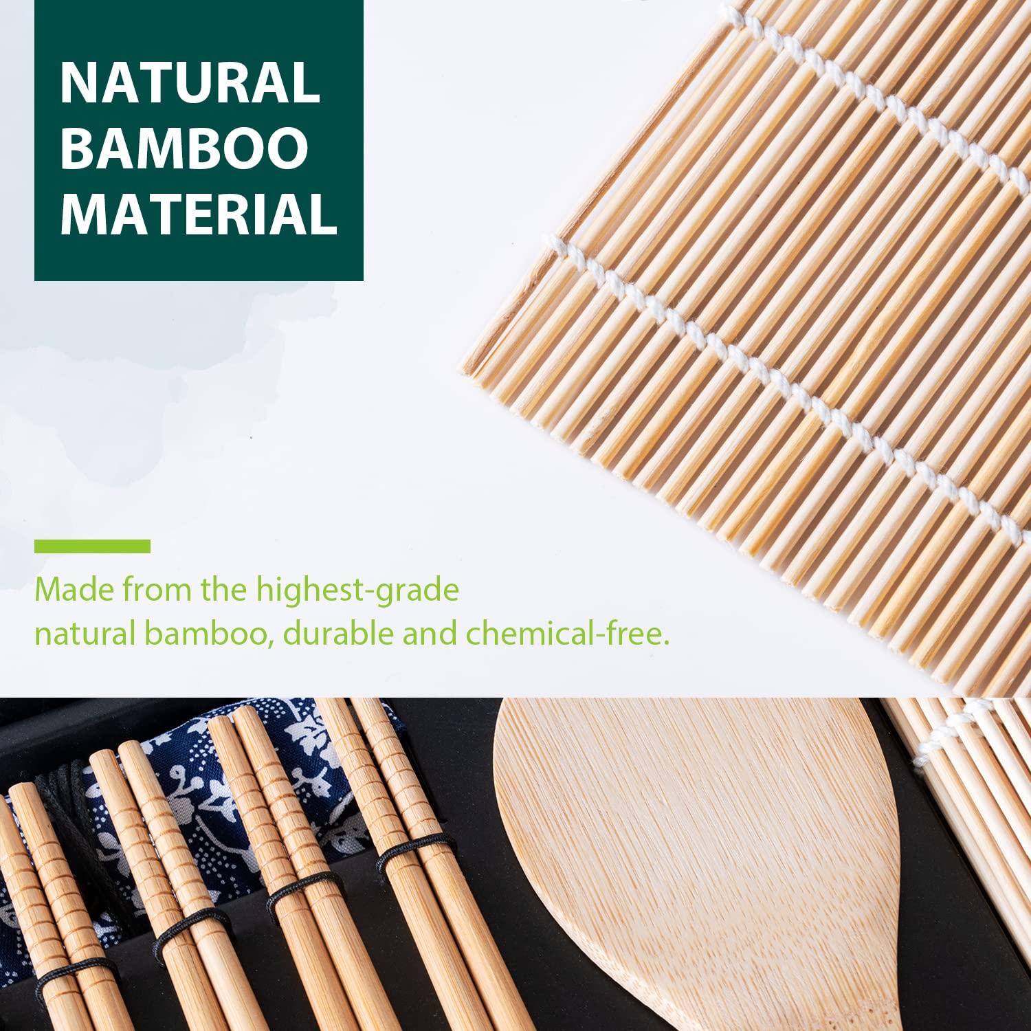 Kit de Sushi Soeos de Bambú 10 Piezas - Todo Natural