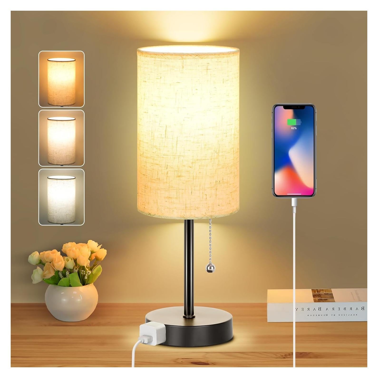 Lámpara de Mesa Dott Arts con 3 Colores y Salida CA