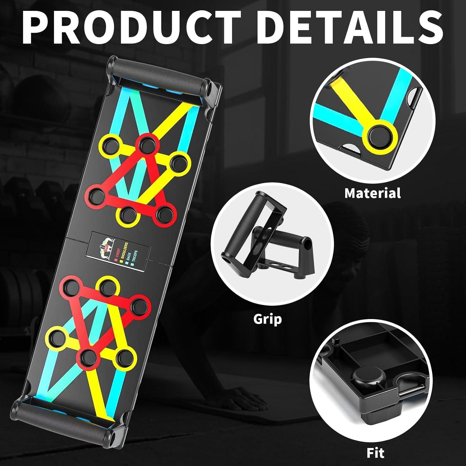 Tabla de Flexiones Plegable Maicifi - Entrenamiento Multifuncional