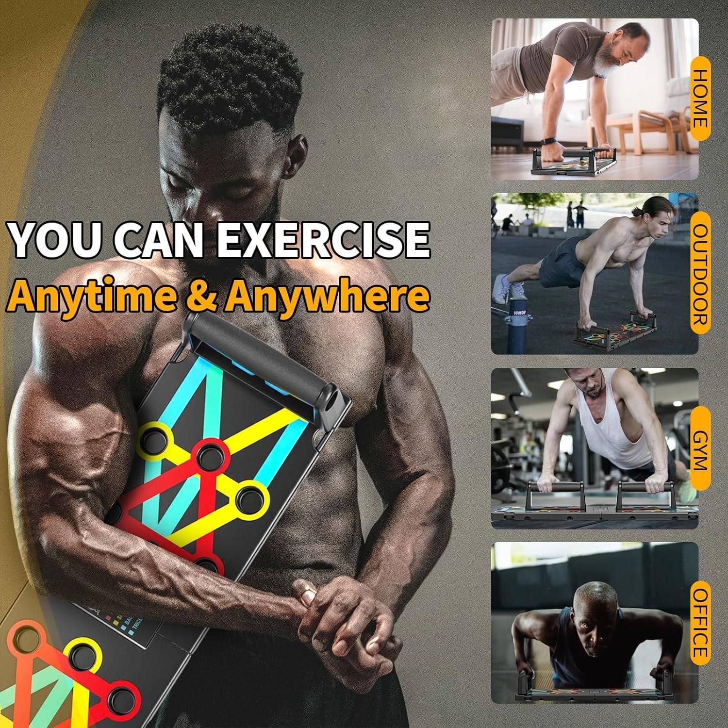 Tabla de Flexiones Plegable Maicifi - Entrenamiento Multifuncional