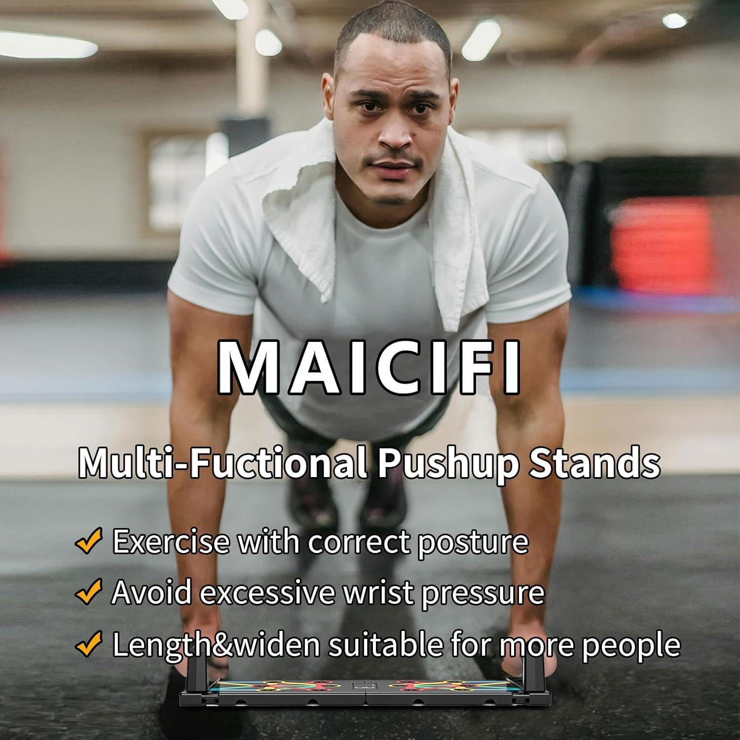 Tabla de Flexiones Plegable Maicifi - Entrenamiento Multifuncional