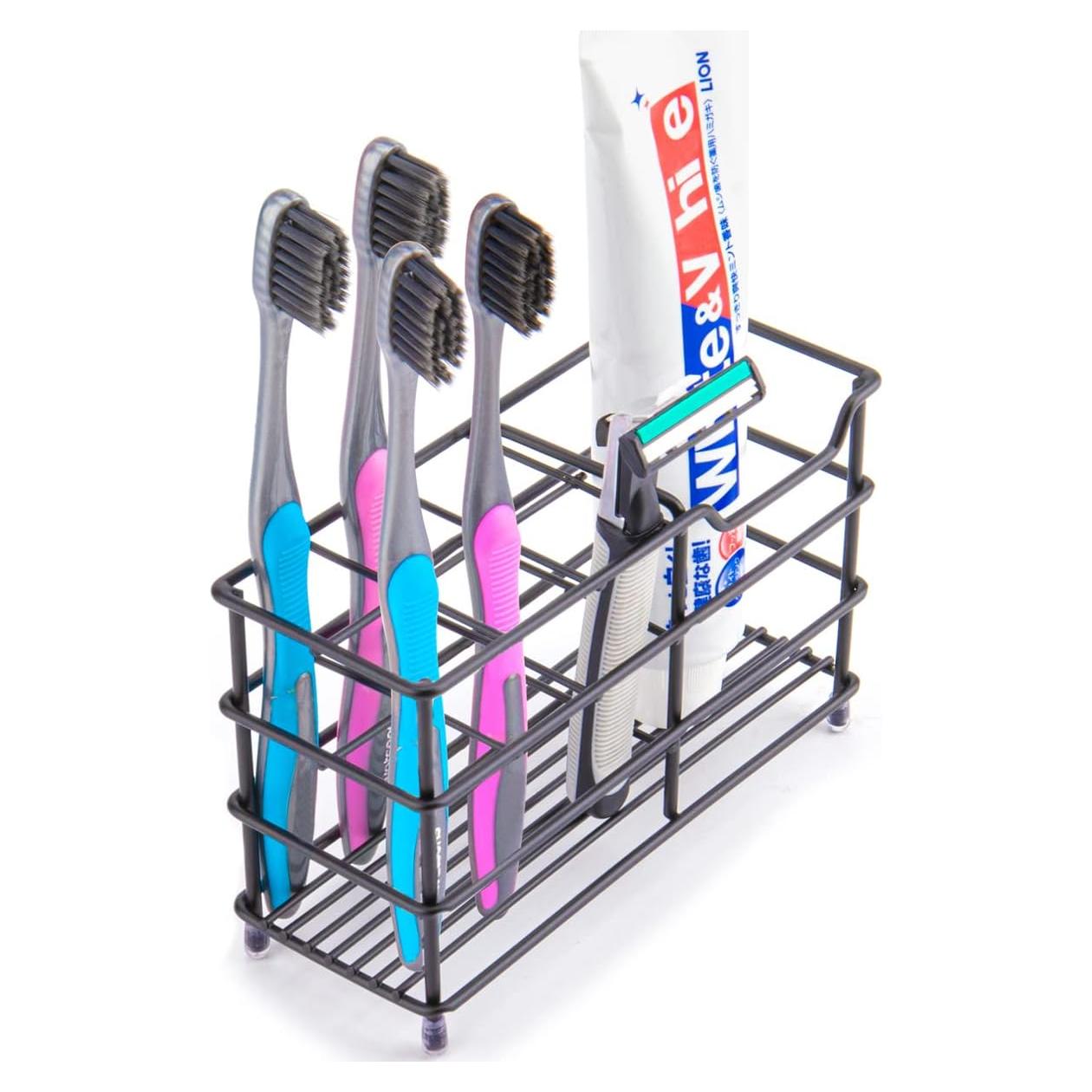 Soporte para Cepillos de Dientes Wbbog de Acero Inoxidable Negro