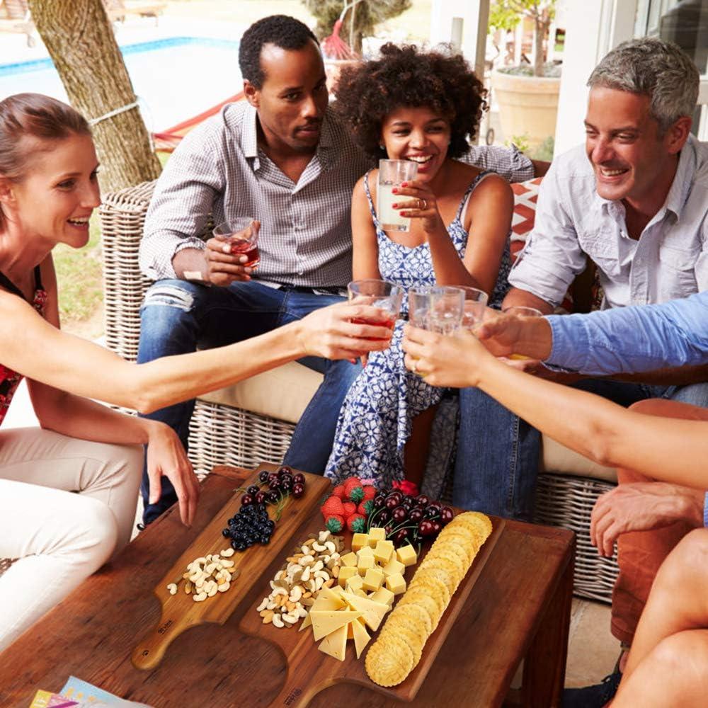 Tabla de Cortar de Madera de Acacia AIDEA 43x15 cm Reversible