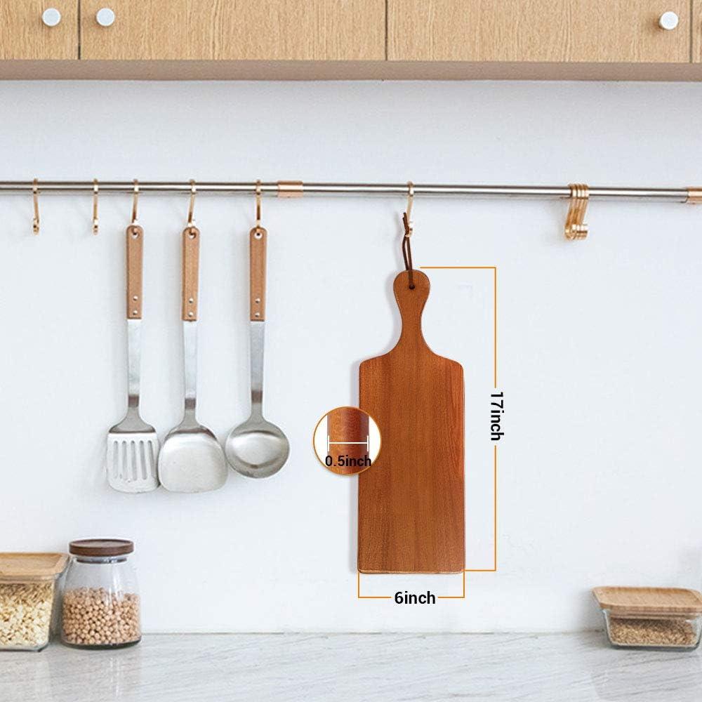 Tabla de Cortar de Madera de Acacia AIDEA 43x15 cm Reversible