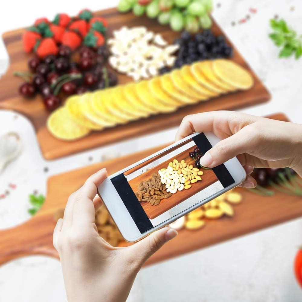 Tabla de Cortar de Madera de Acacia AIDEA 43x15 cm Reversible