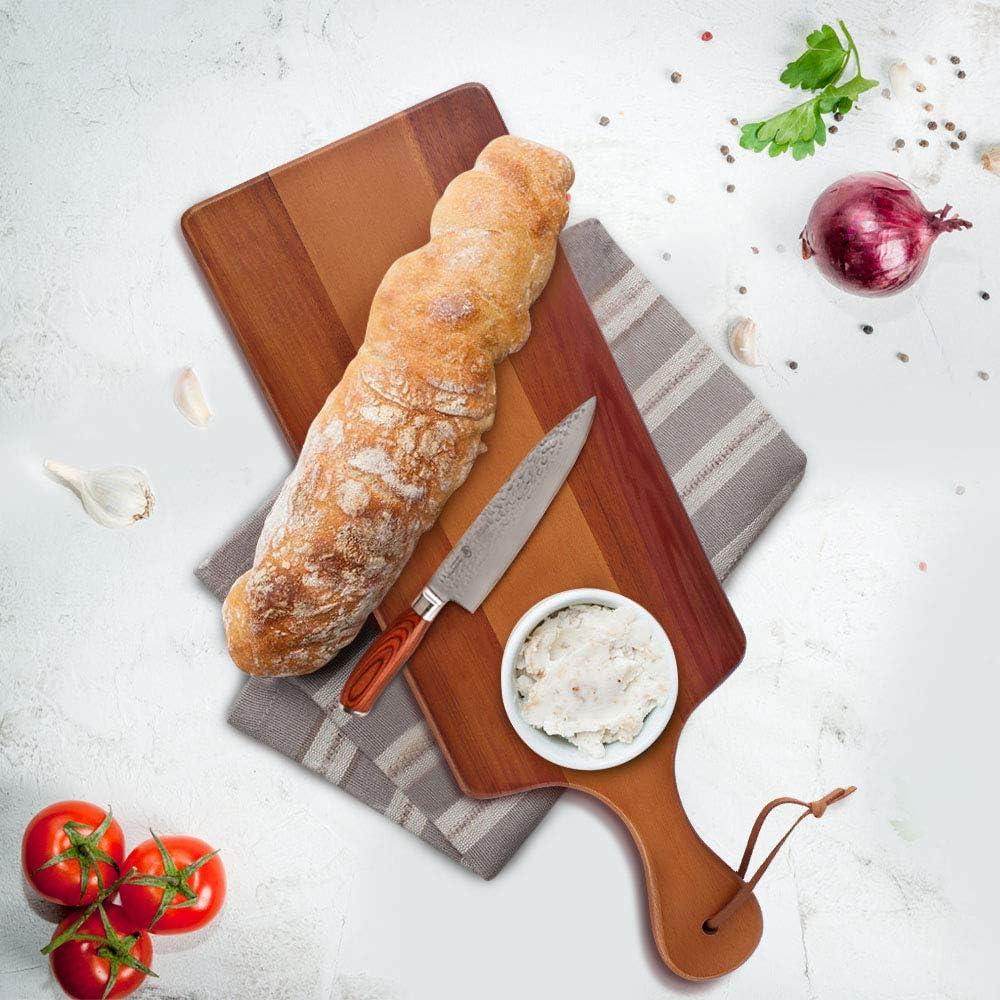 Tabla de Cortar de Madera de Acacia AIDEA 43x15 cm Reversible