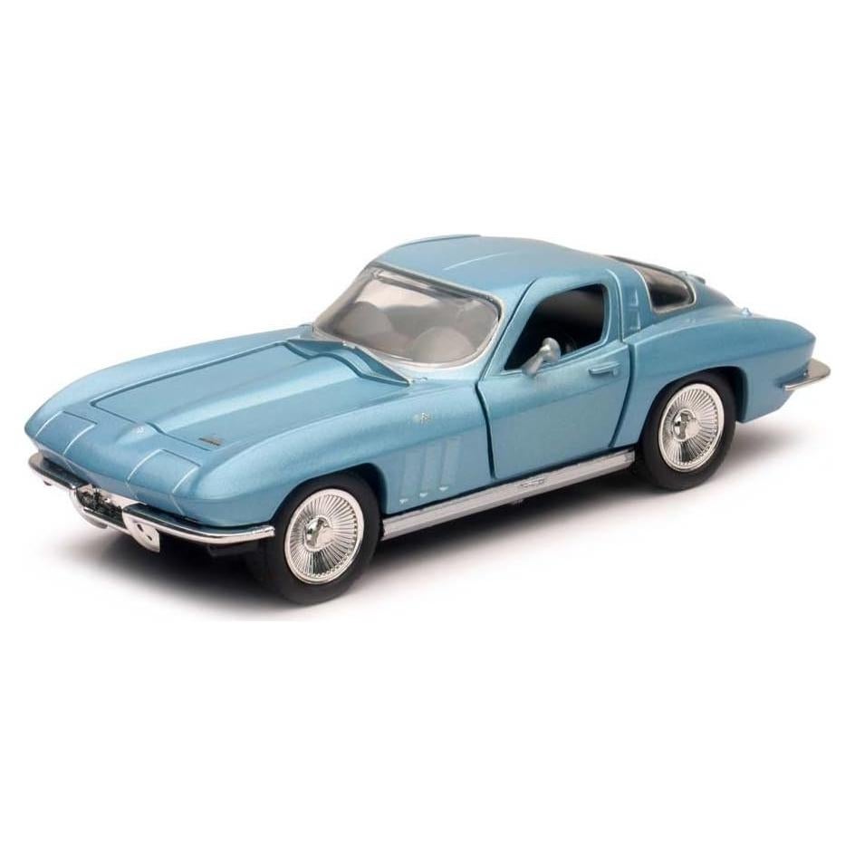 Auto a Escala Chevrolet Corvette 1966 19 cm Azul